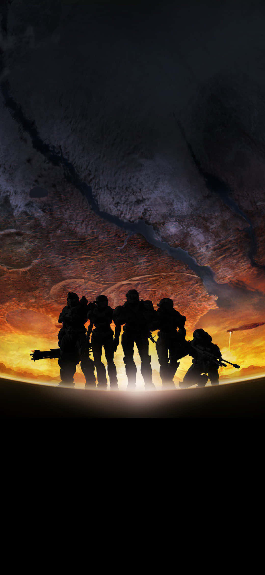 1080x2340 4K Halo Reach Видеоигра Тапет