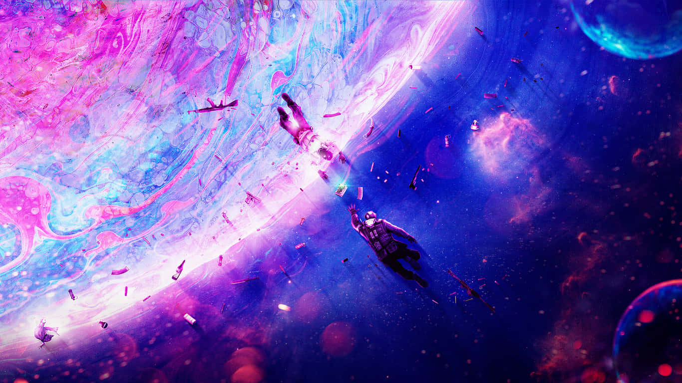 1366x768 HD Desktop Космос Тапет