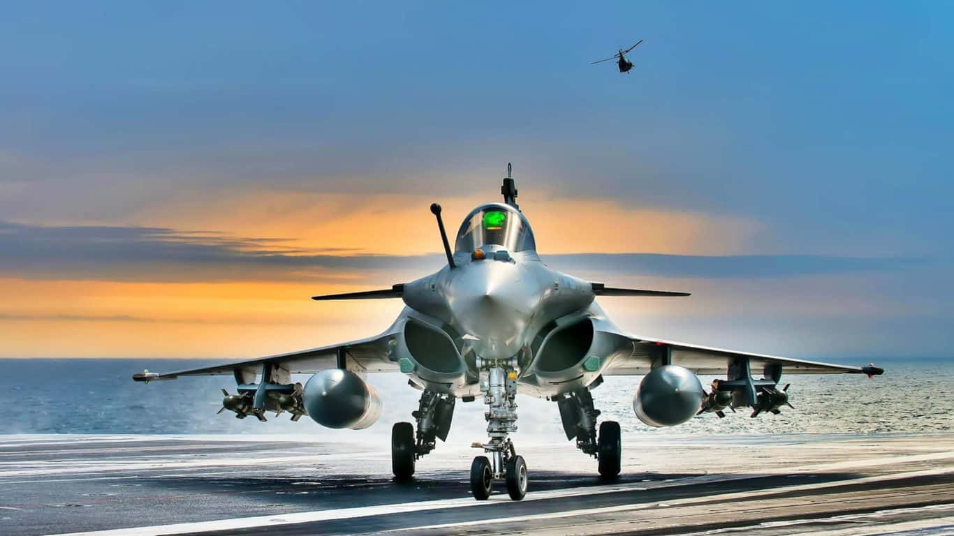 1366x768 Jumbo Jets фон с Dassault Rafale Тапет