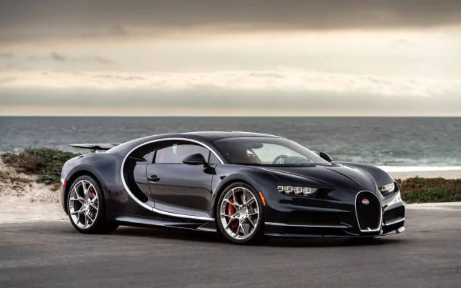 1500 к.с. Bugatti Chiron 4K Тапет