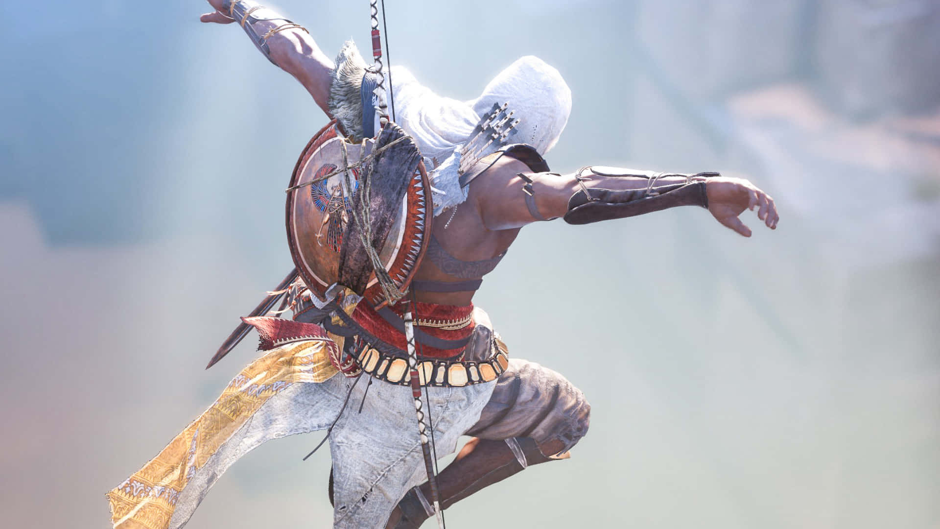 Байек Последний Меджай 1920x1080 Assassin's Creed Origins Фон Тапет