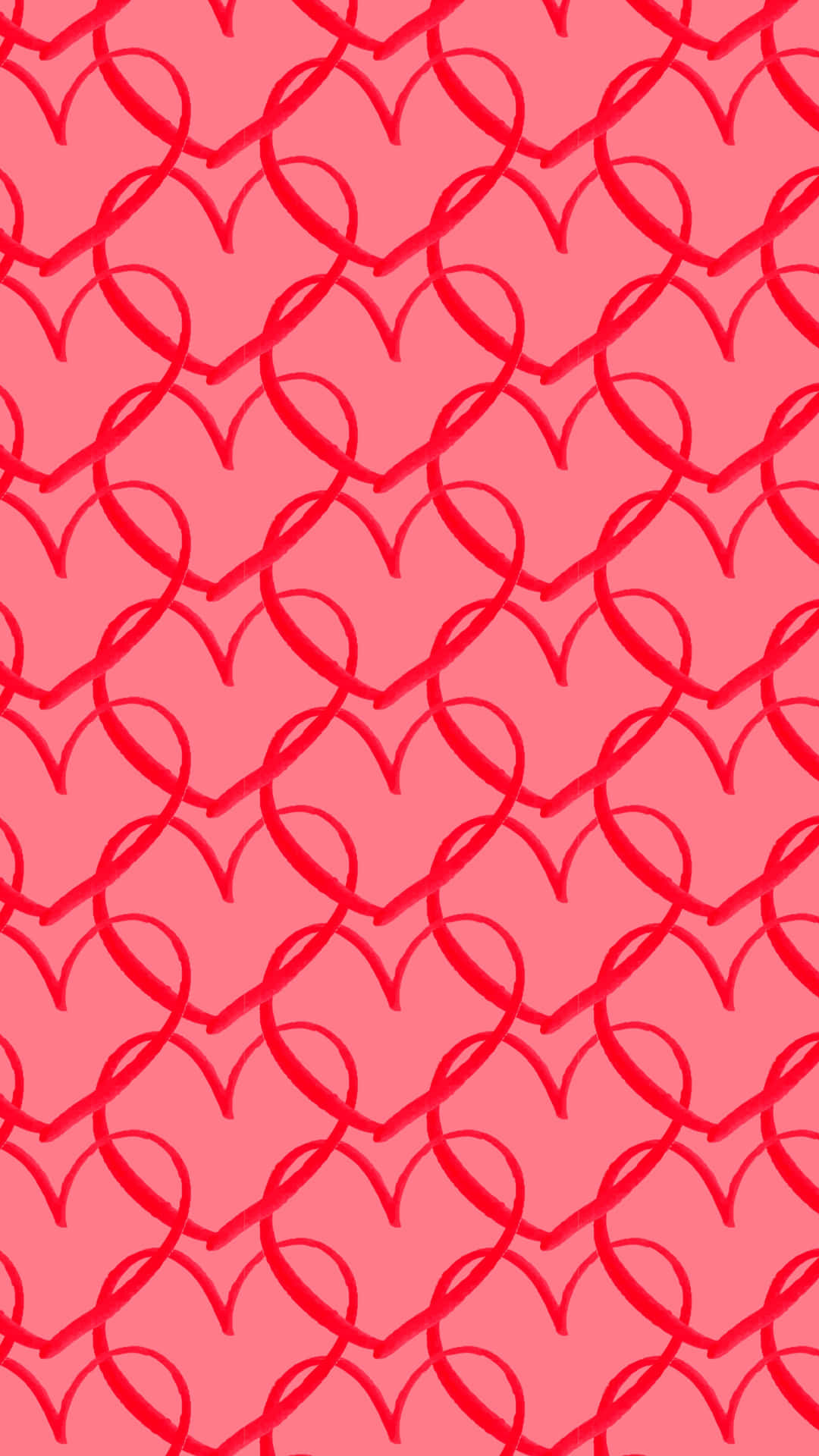 Фон със сърца 2160 x 3840 Тапет