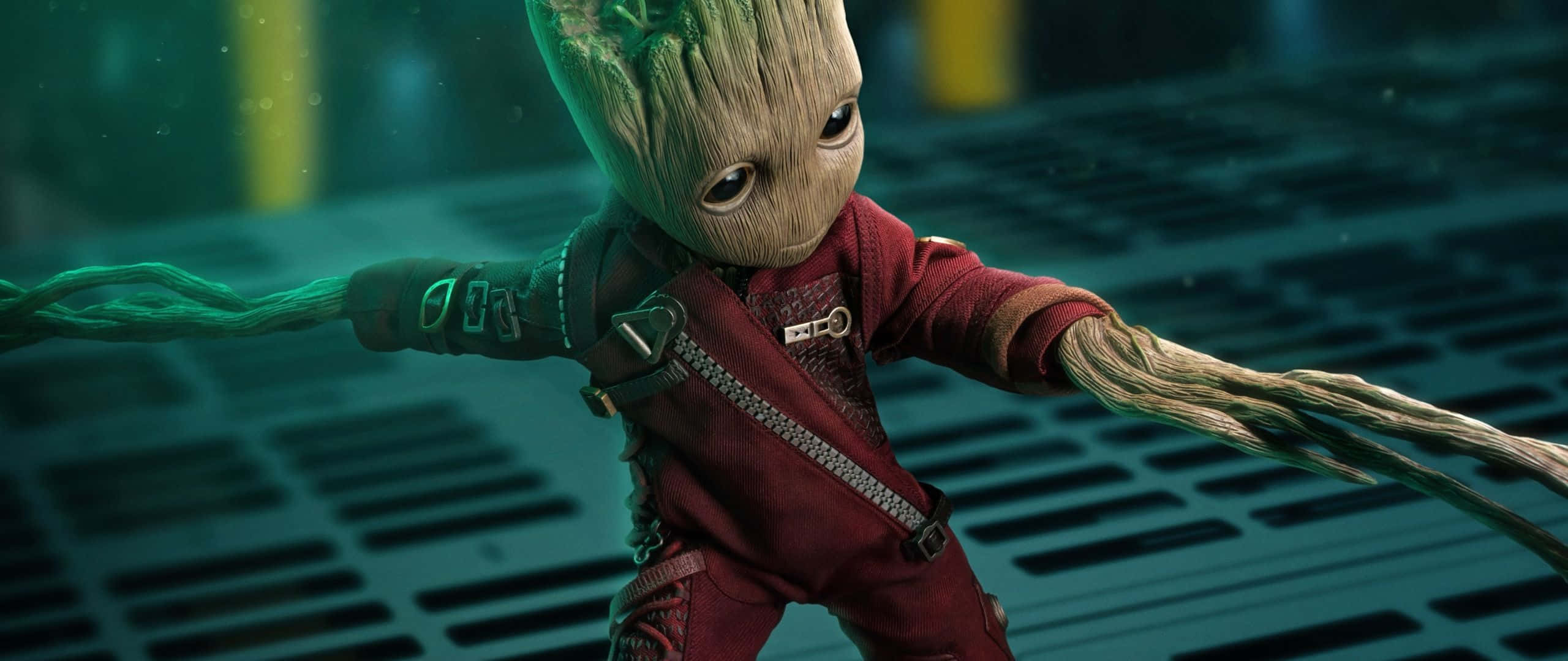 2560 X 1080 Marvel Бебе Груут Тапет