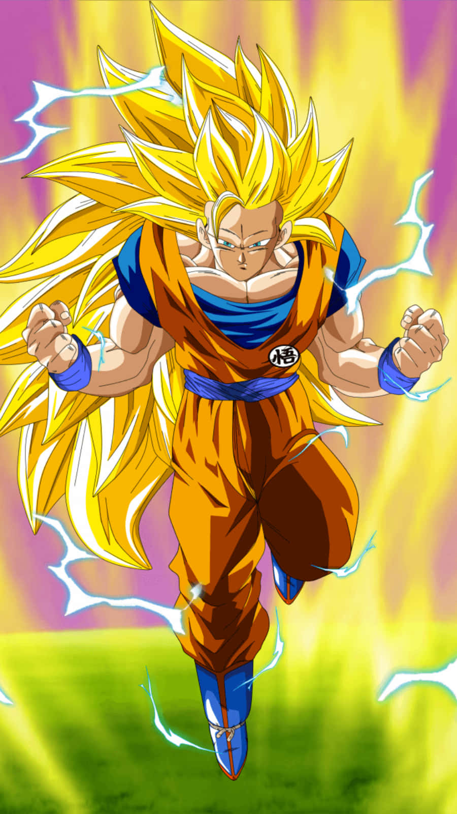 Гоку Супер Сайян 3 Dragon Ball Super за iPhone Тапет