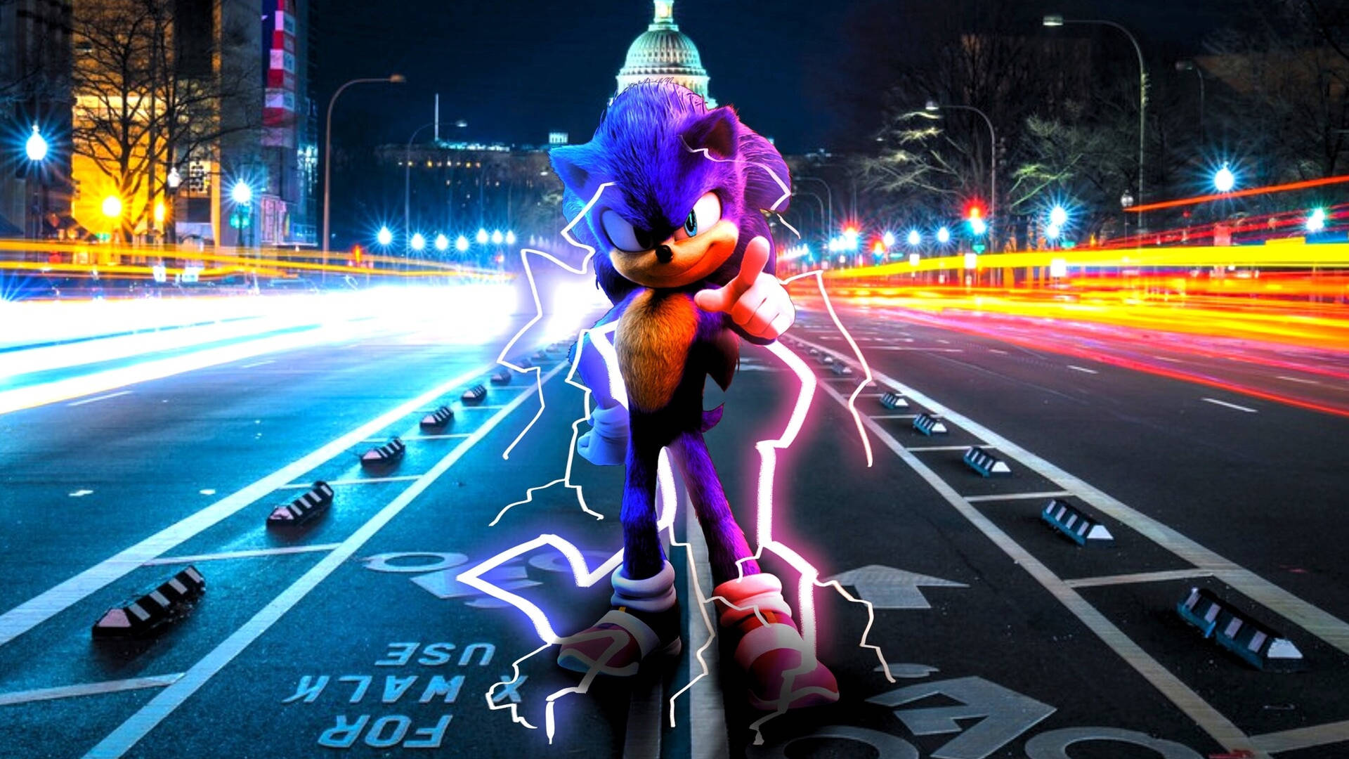 3840x2160 Монитор Sonic Hedgehog Тапет