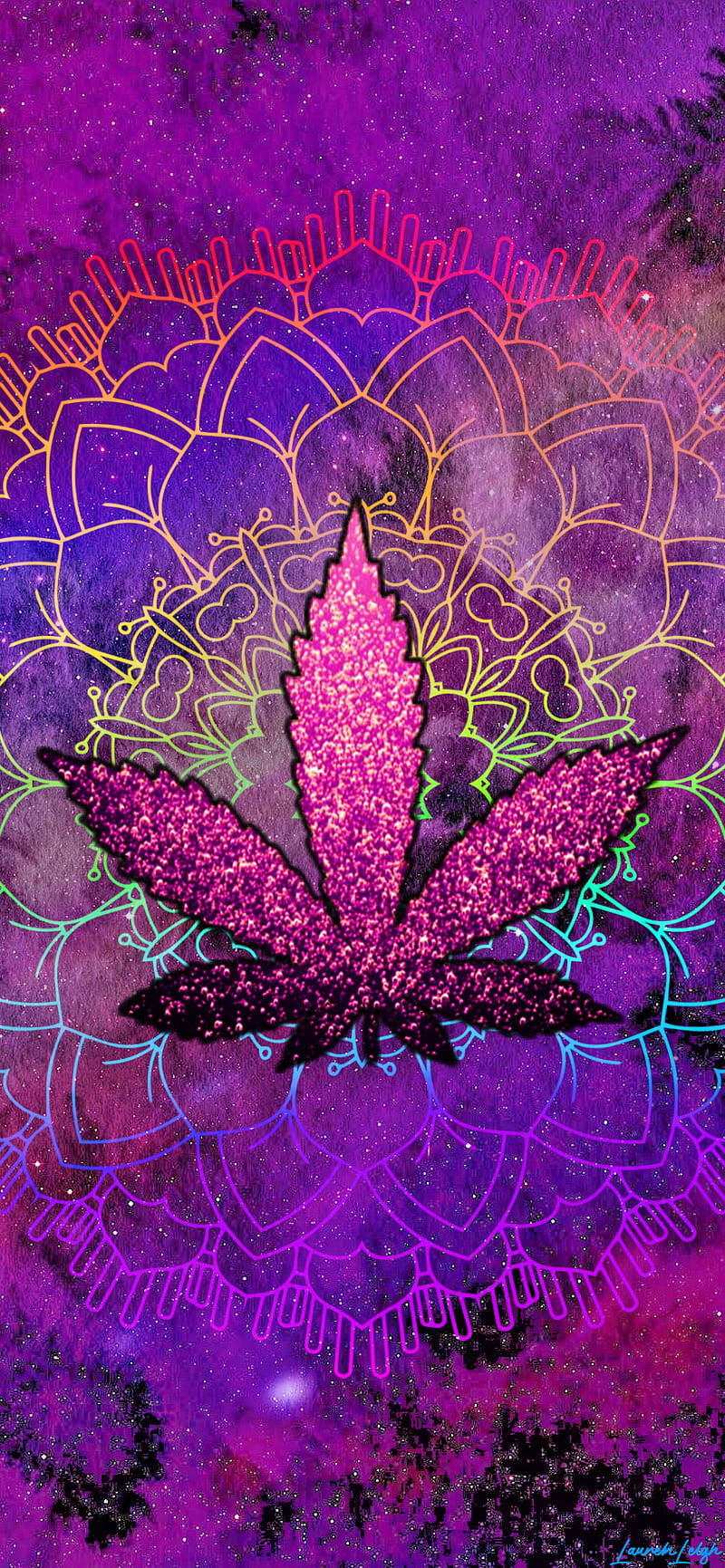 420 Лилаво Блестящо Билково Тапет