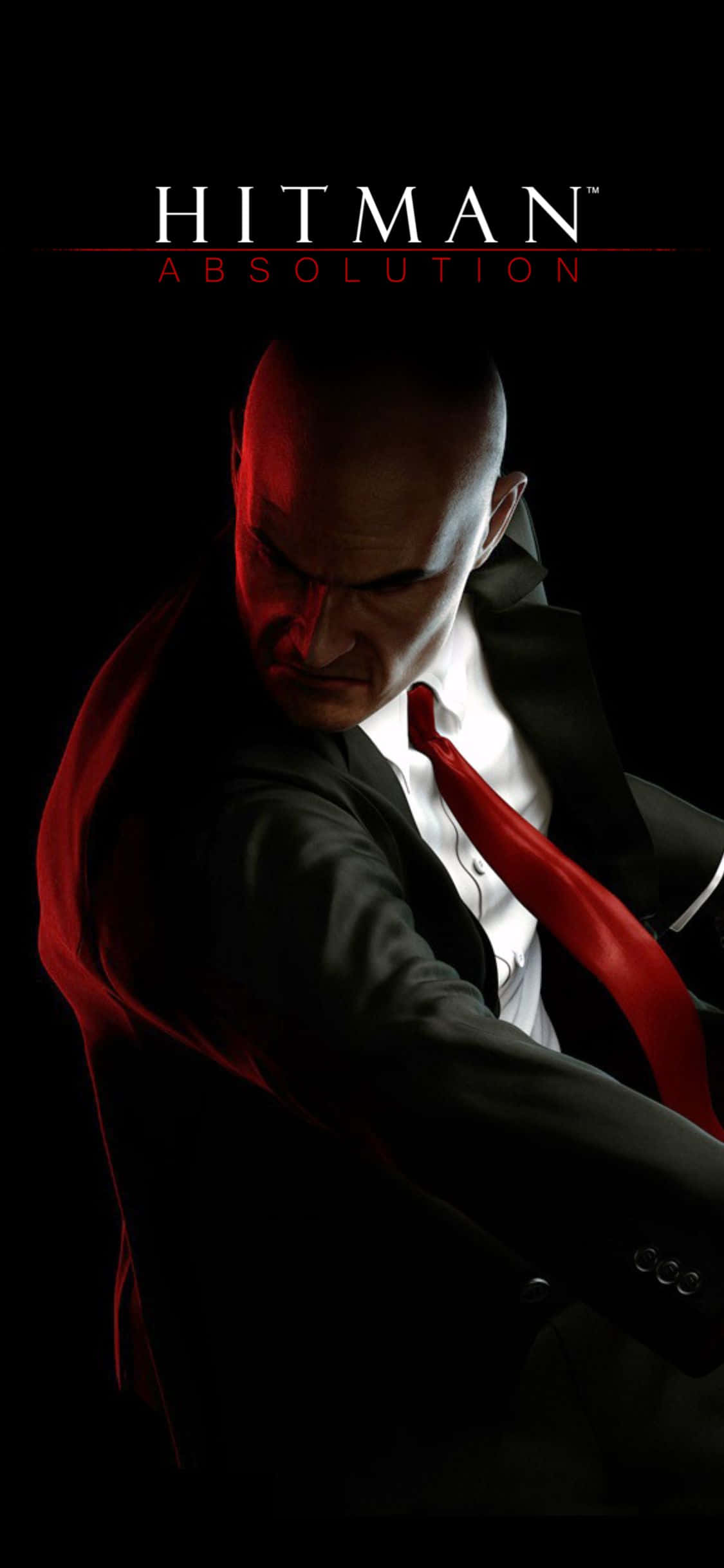 Агент 47 в Hitman Absolution готов за най-трудна мисия на iPhone X Тапет