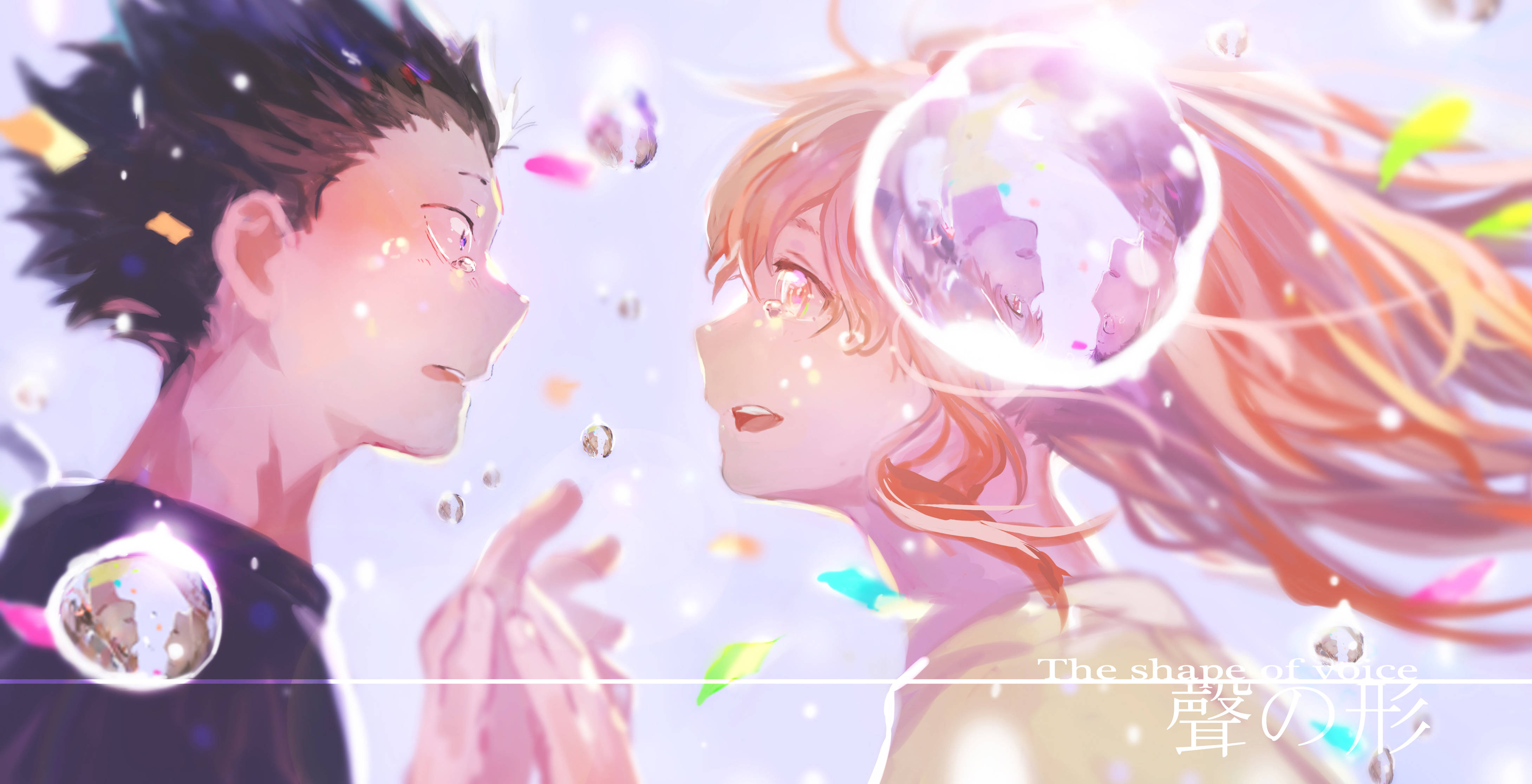 4K Аниме A Silent Voice Тапет