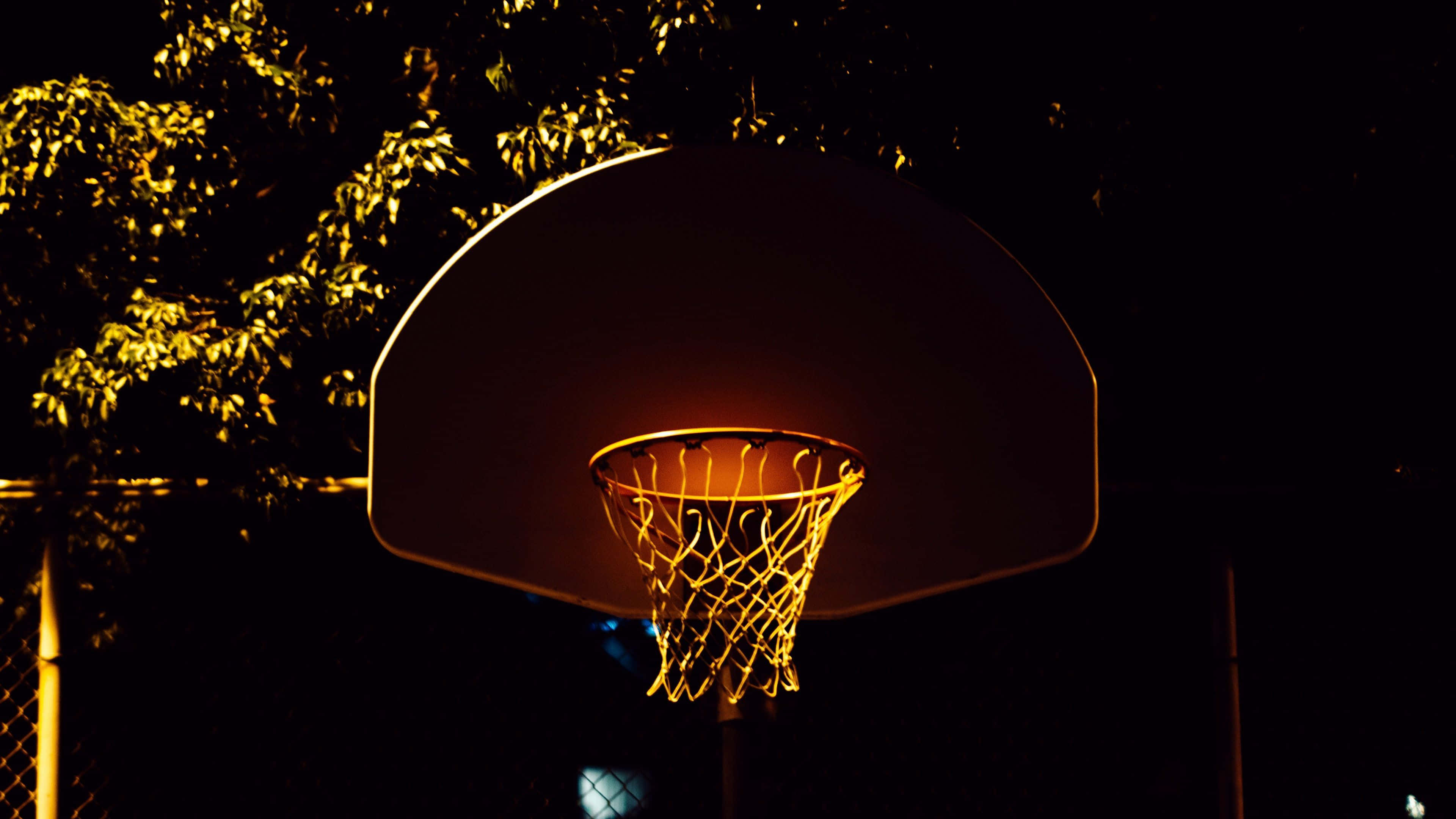 Вкарай като професионалист с 4K Basketball Тапет