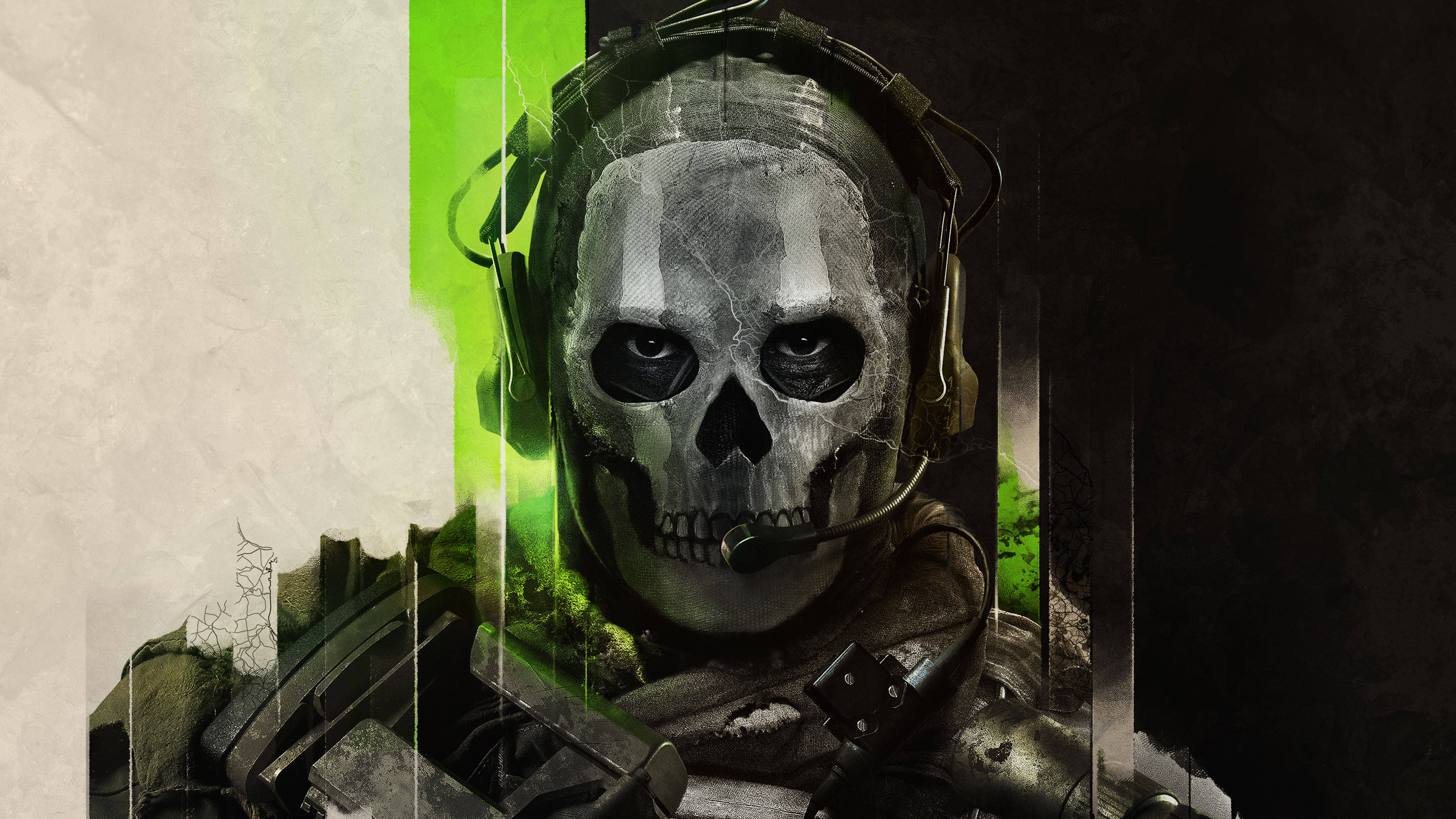 Минималистичен 4K Call Of Duty Ghost Тапет
