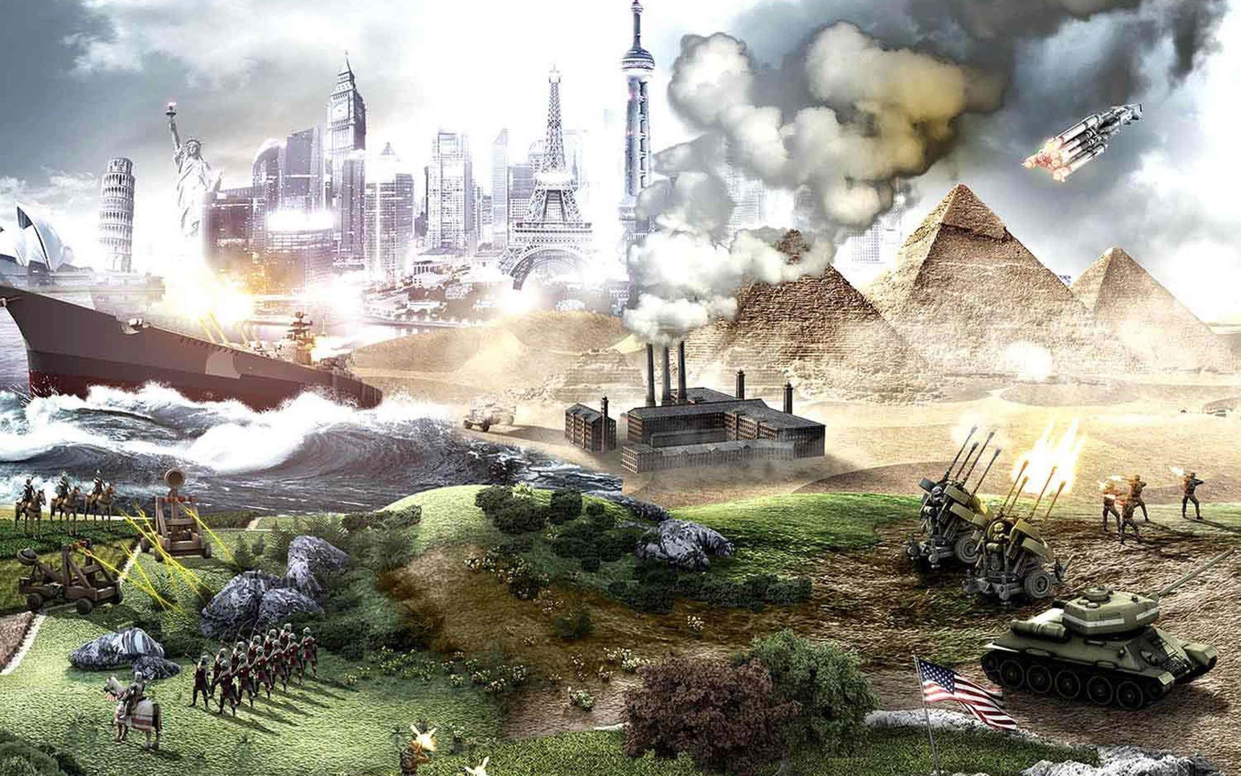 "Пълно 4K издание на завладяващ фон от Civilization V." Тапет