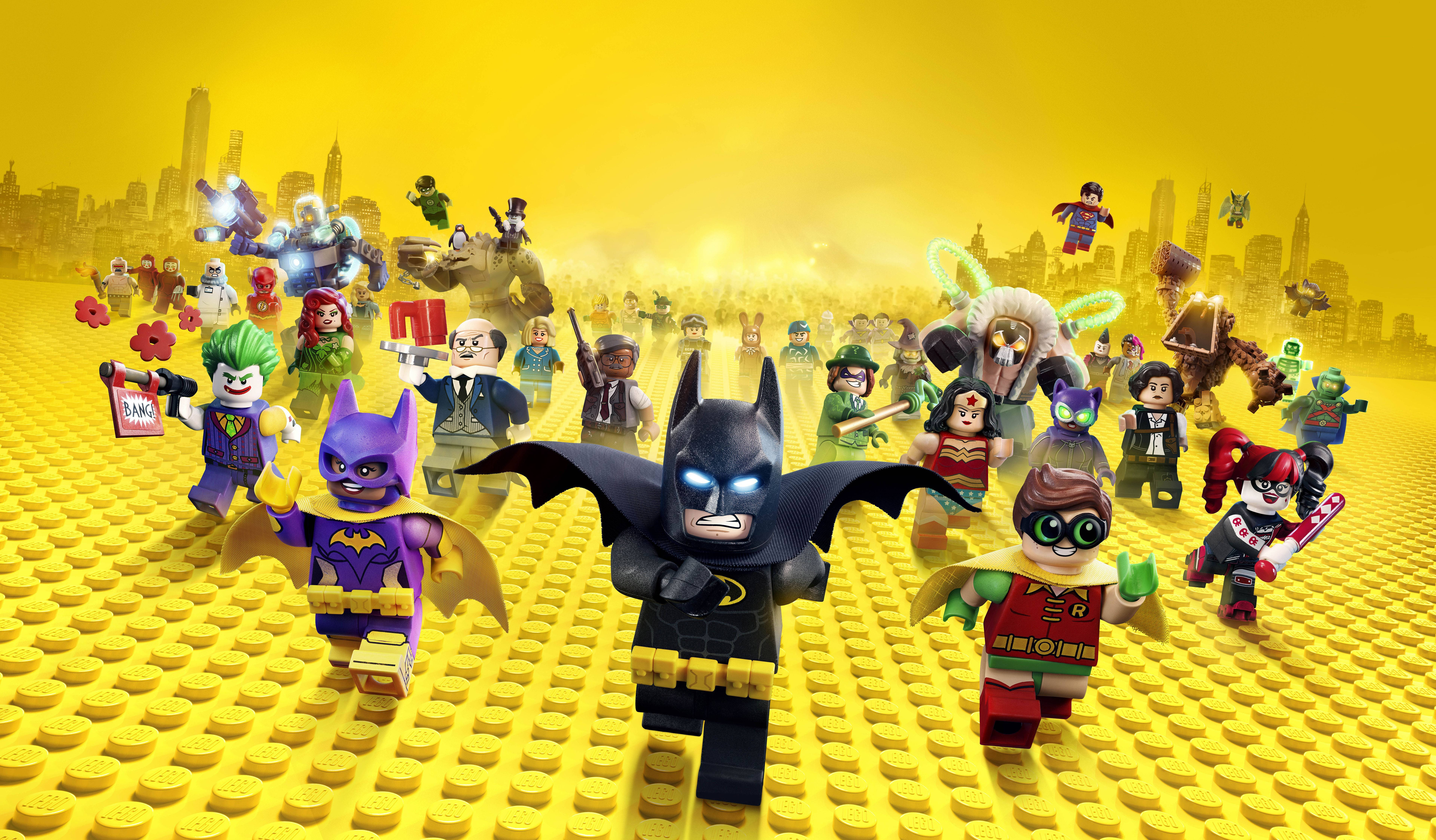 4K LEGO Батман и приятели Тапет