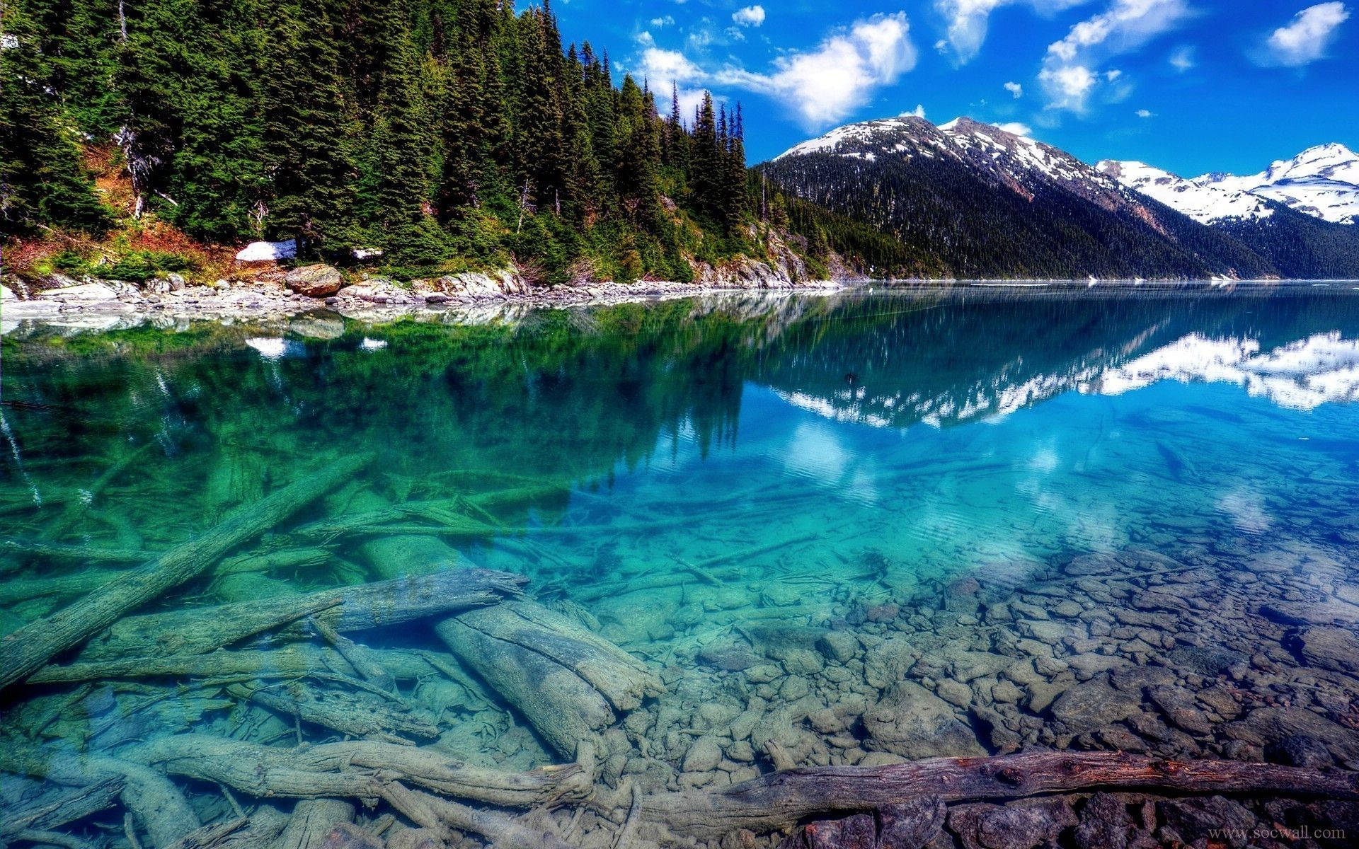 4K Природа Чисти Води Тапет
