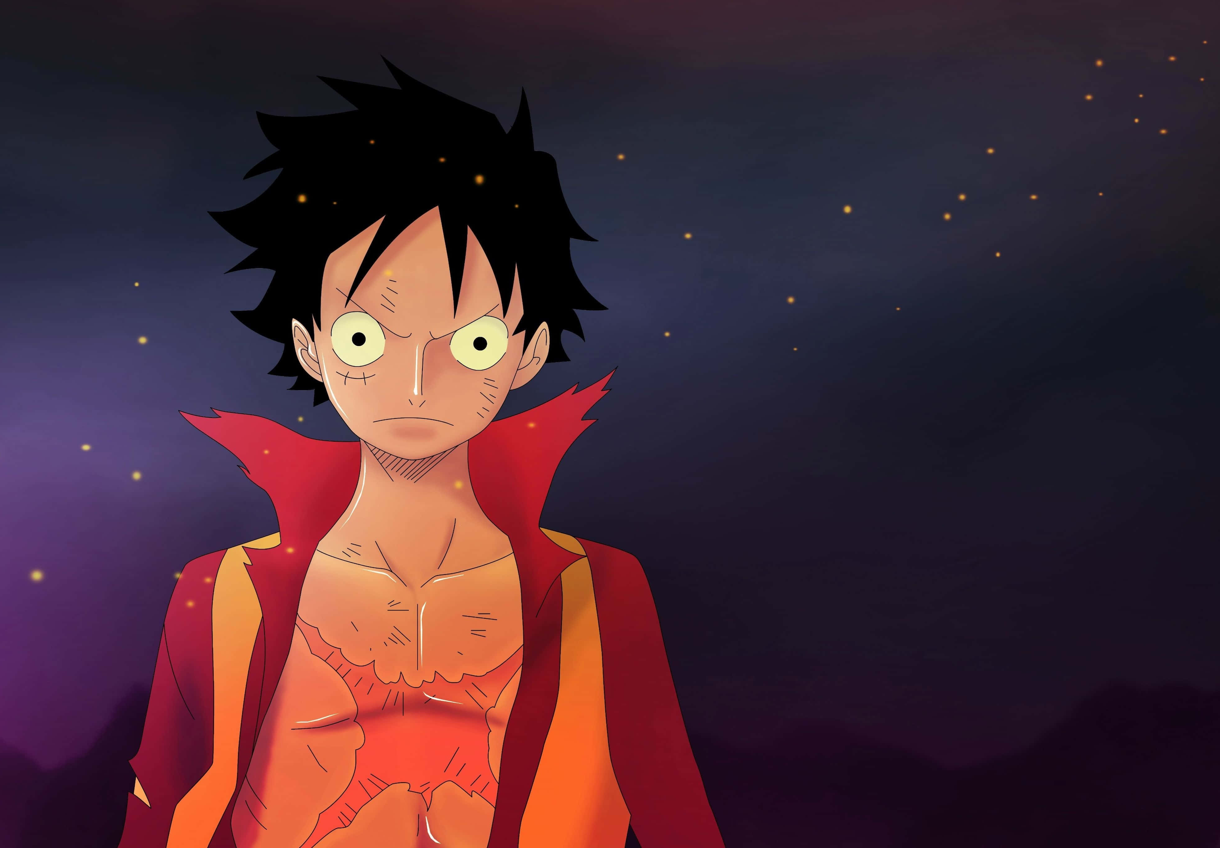 Невероятен 4K изглед към света на One Piece Тапет