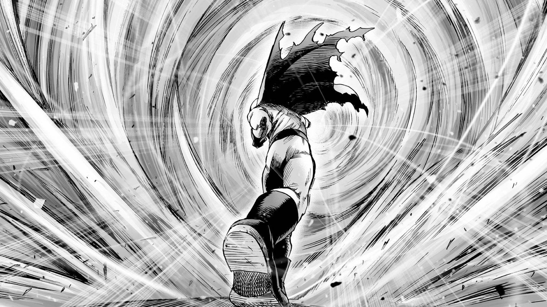 4K Манга One Punch Man Тапет