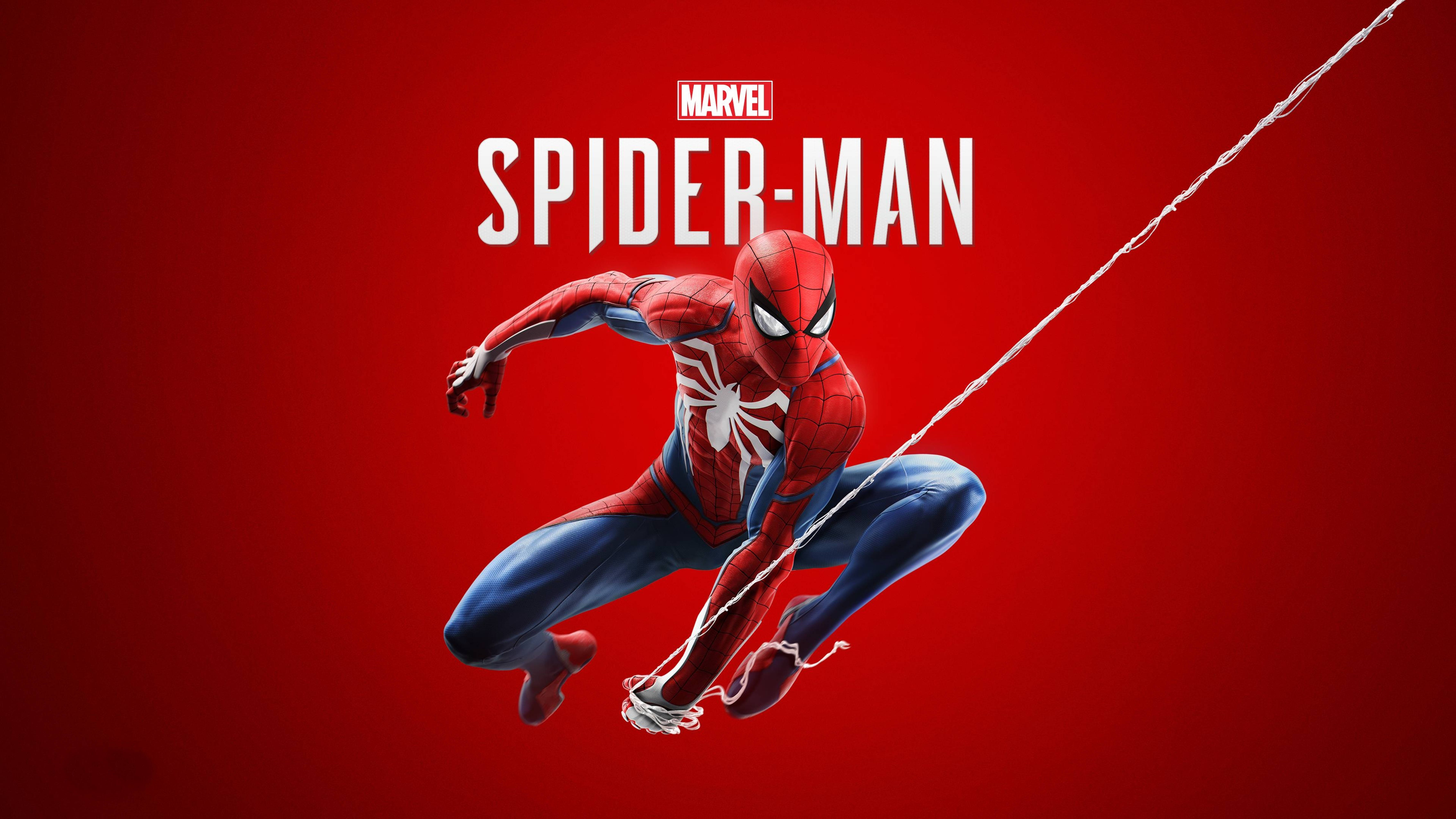 Спайдърмен Марвел 4K PS4 Игра Тапет