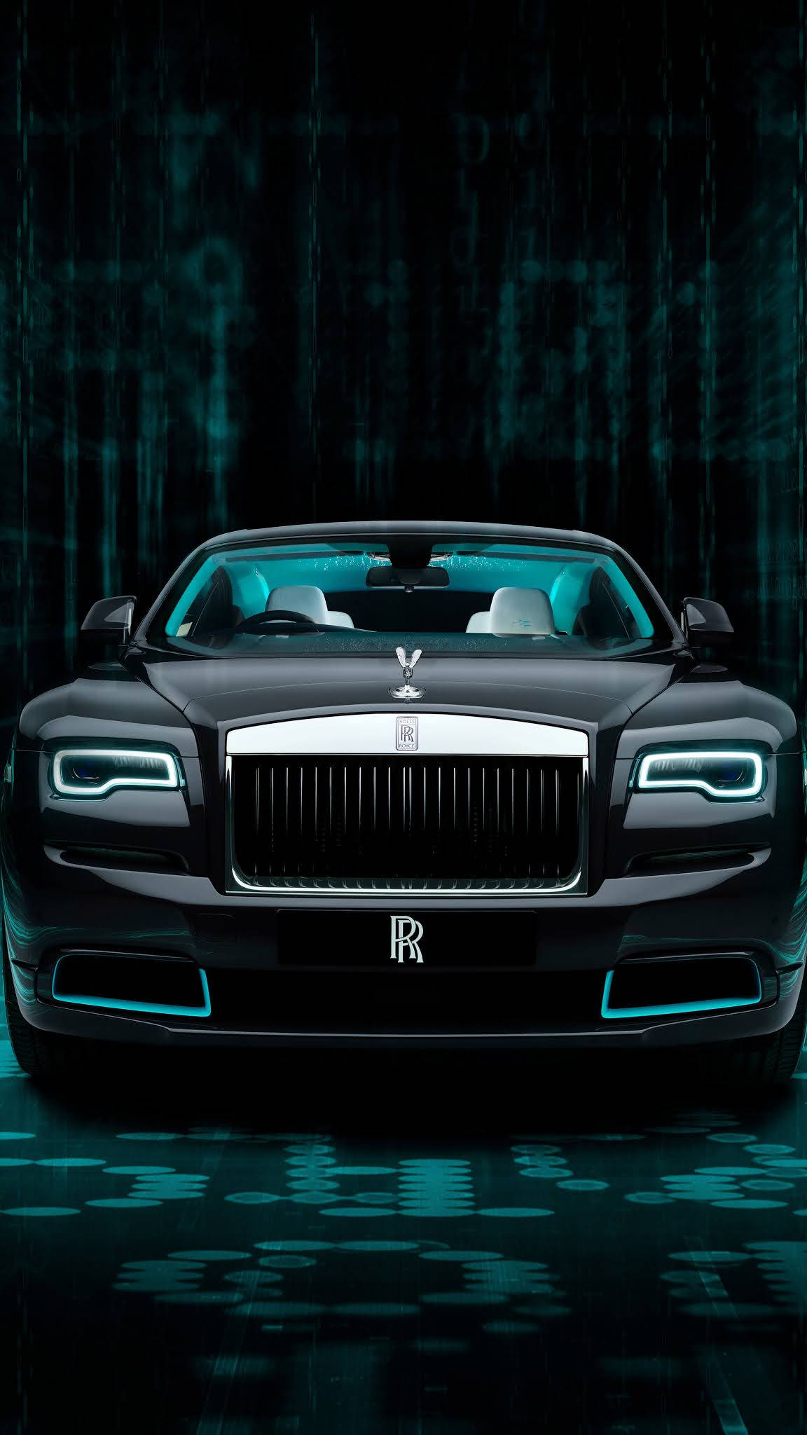 Ролс-Ройс 4K Wraith Футуристична естетика Тапет