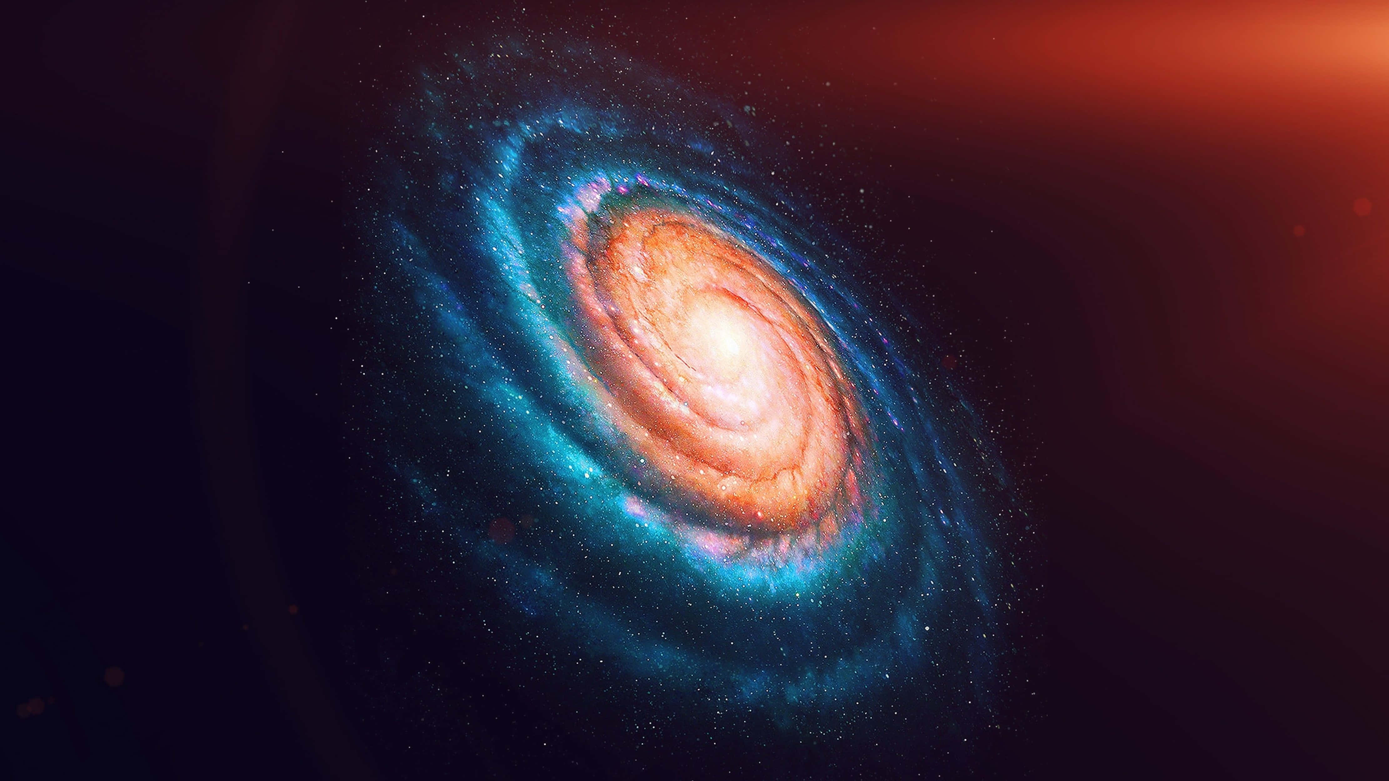4K Вселена NGC 1232 Галактика Тапет