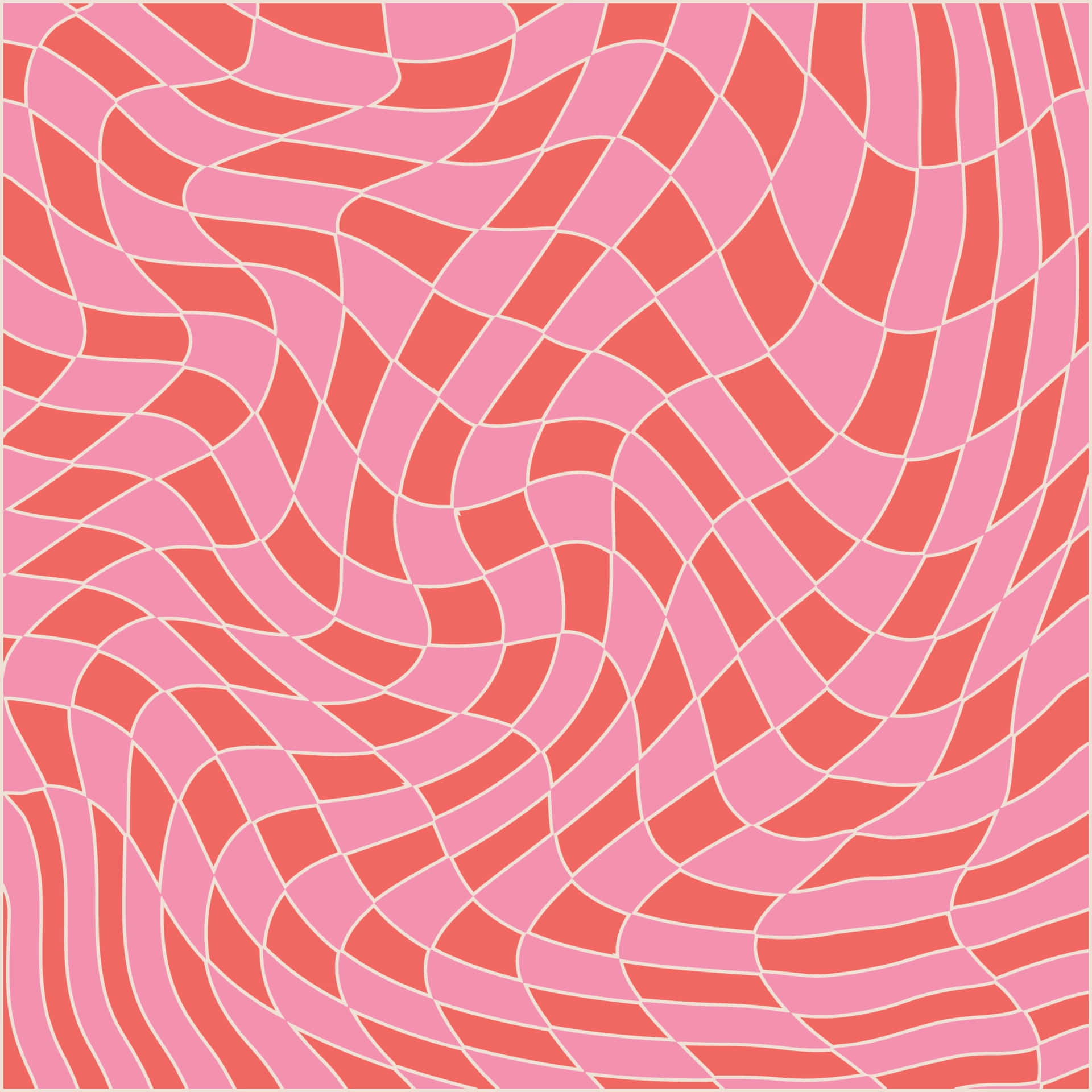 70-те груви фон розова крива квадратна текстура Тапет