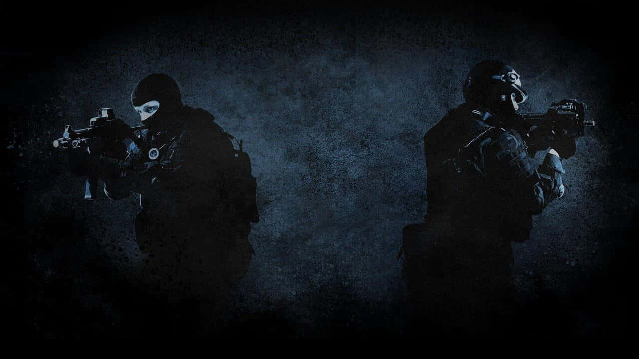 Тъмносин терорист и контратерорист 720p фон за Counter-Strike: Global Offensive Тапет