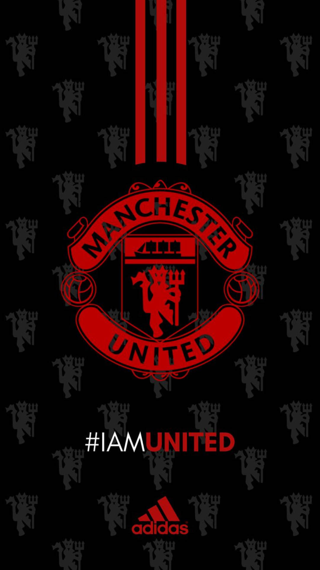 Adidas United Манчестър Юнайтед Мобилен Тапет