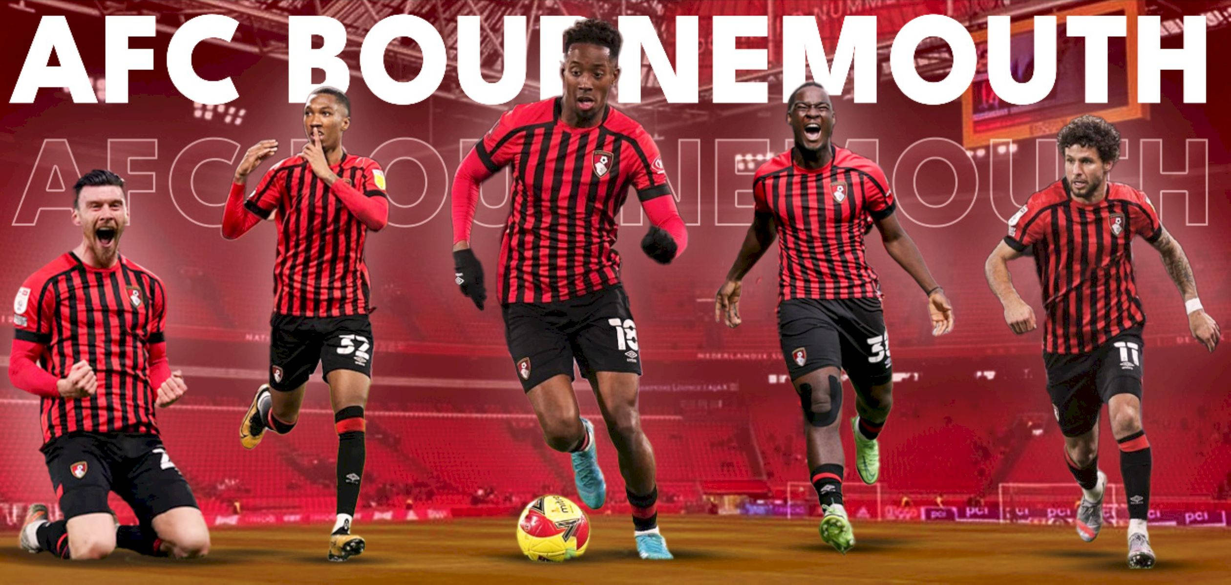 Петима футболисти от AFC Bournemouth Тапет