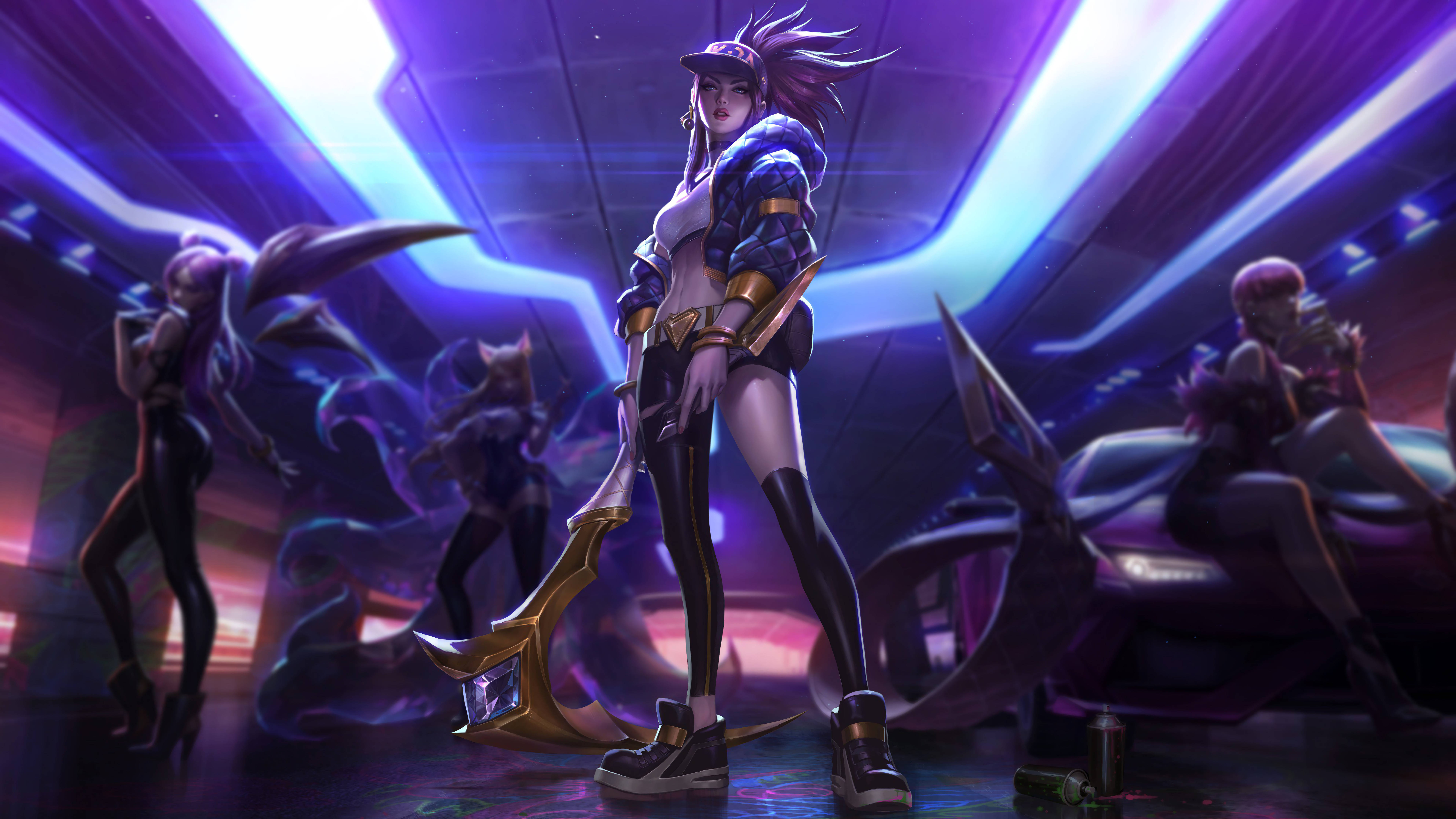 Akali от KDA More MTV Original Edition Тапет