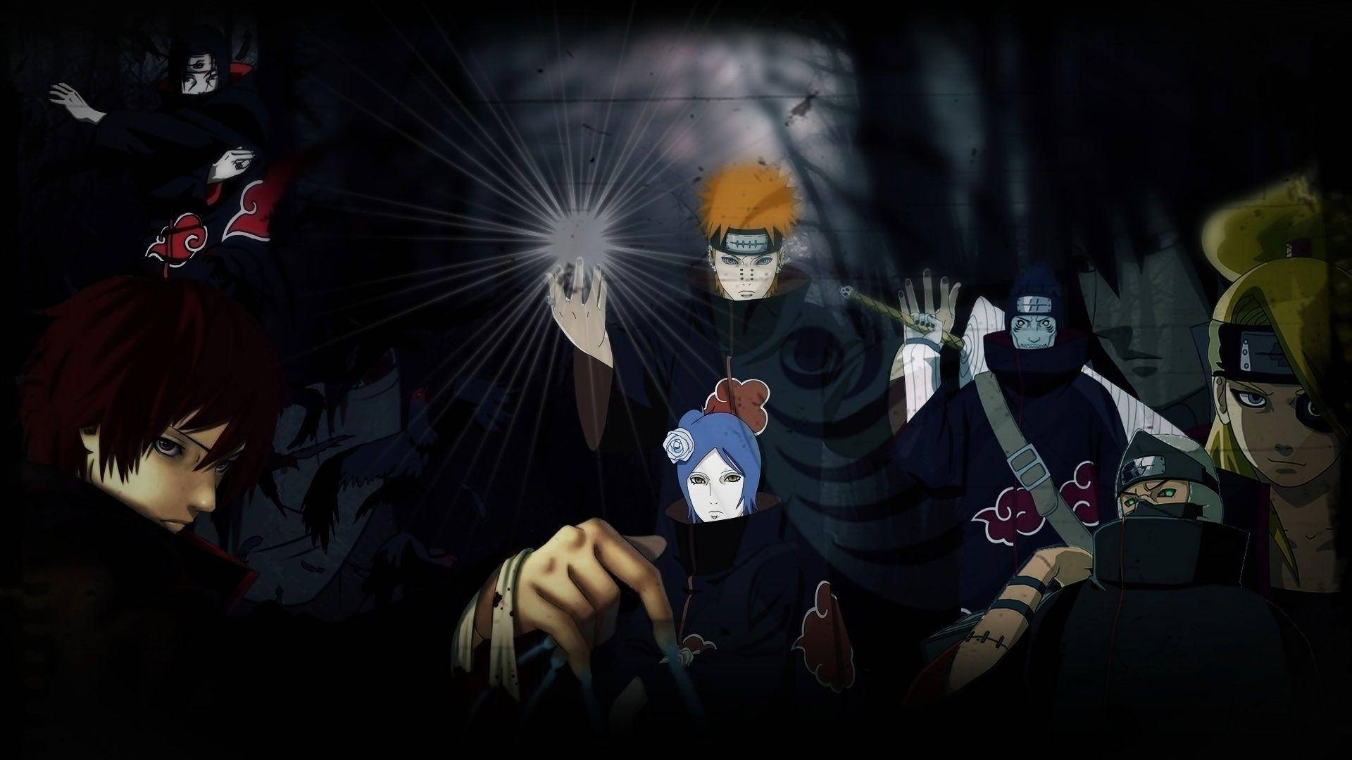 Akatsuki Naruto за компютър Тапет