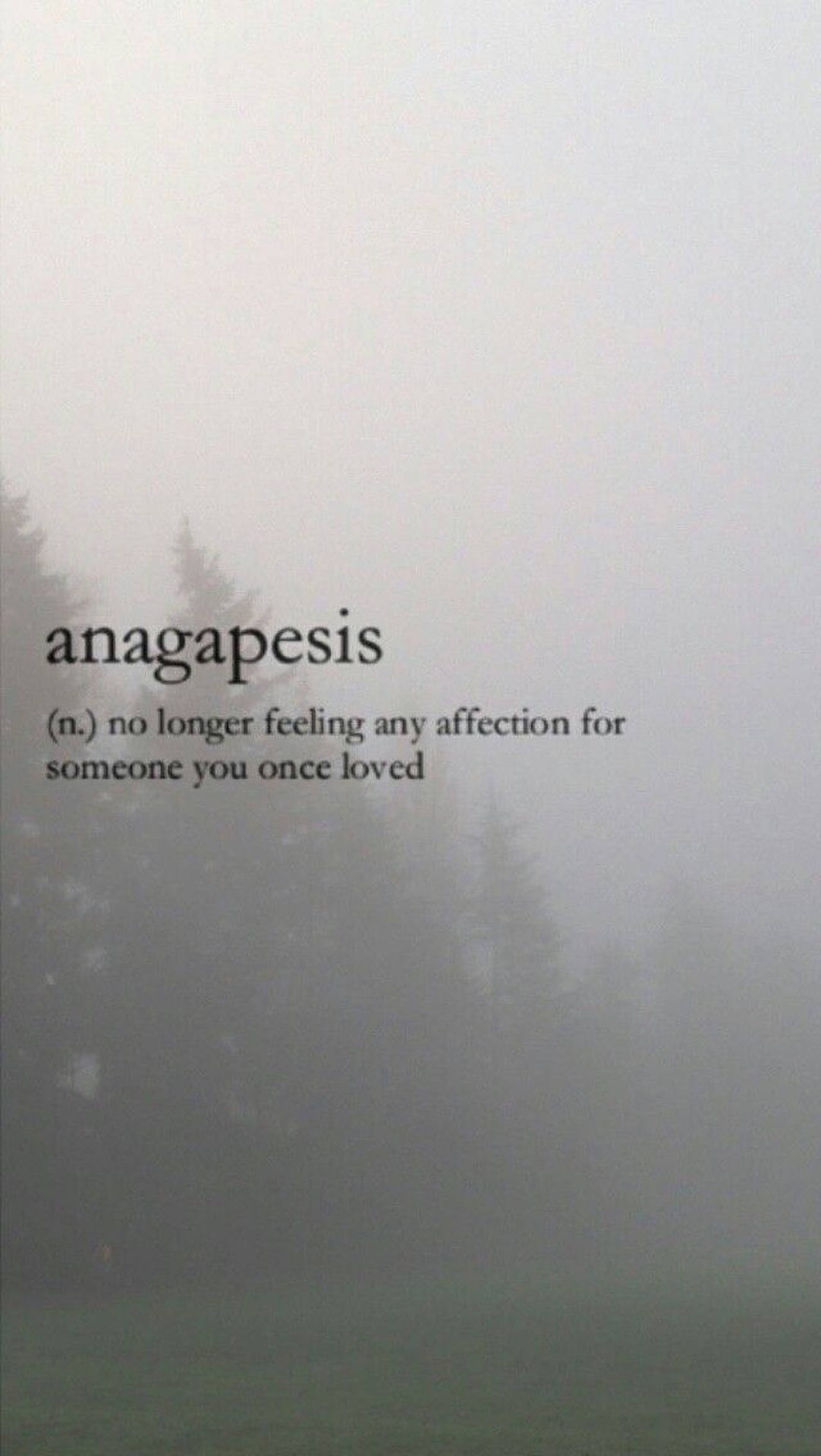 Anagapesis естетична дума тапет