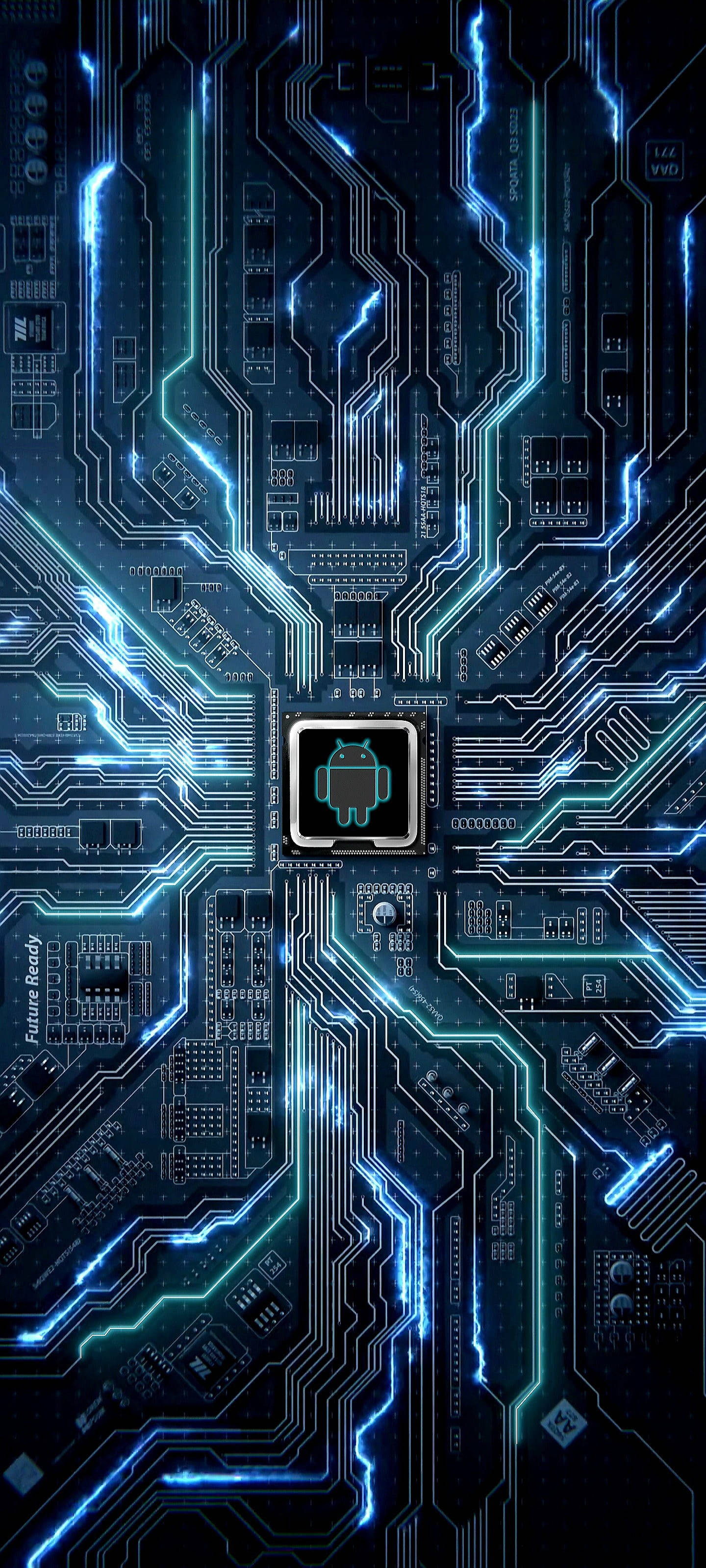 Android Circuit Art For Samsung S20 FE Тапет