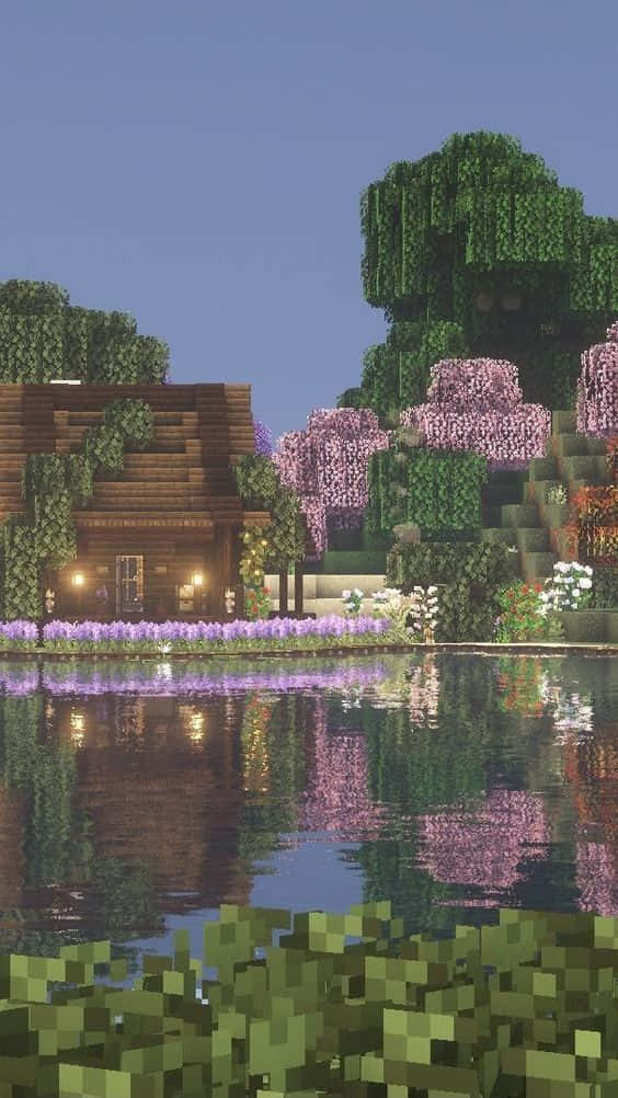 Android Minecraft биом Тапет