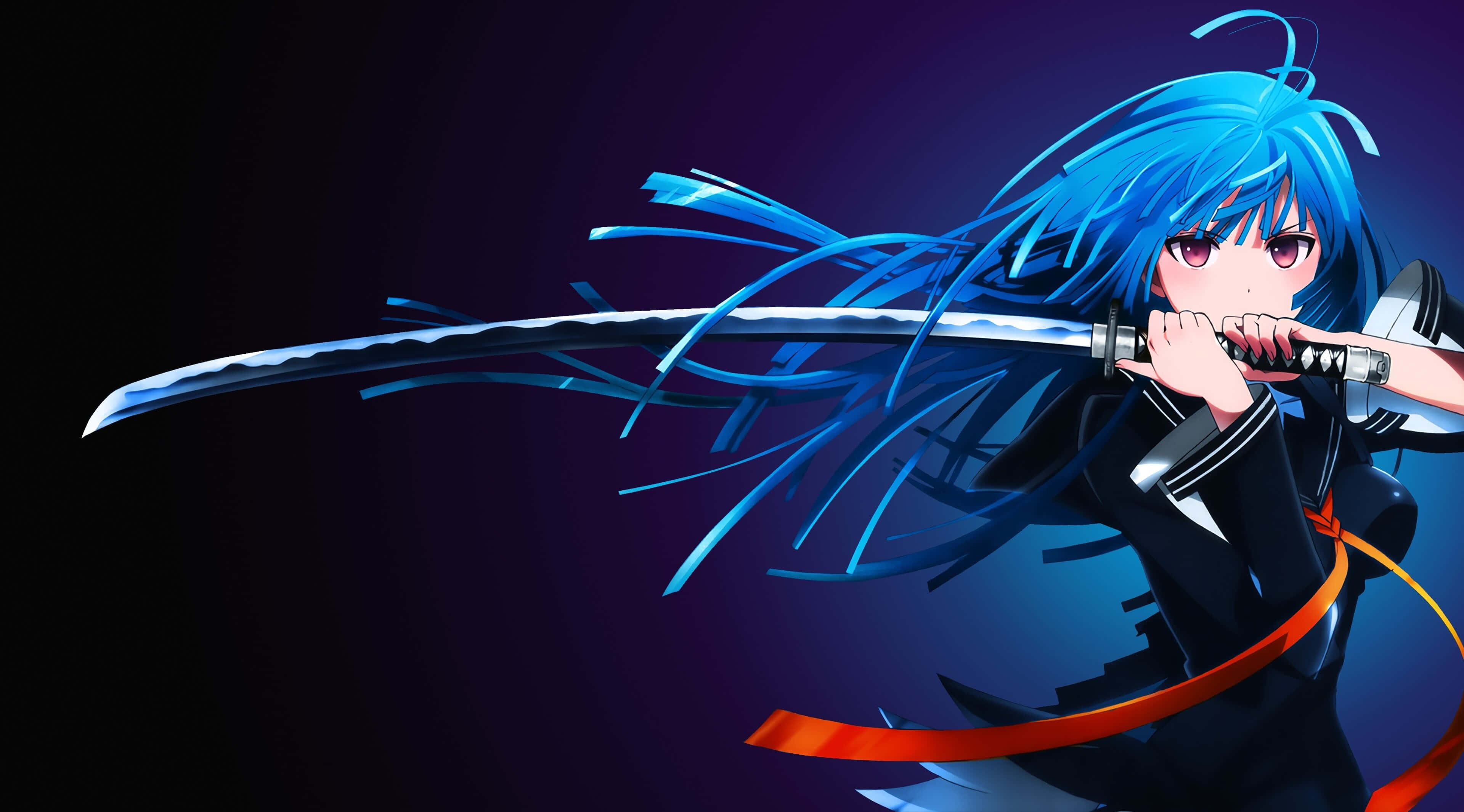 Насладете се на живите цветове на Anime 4K! Тапет