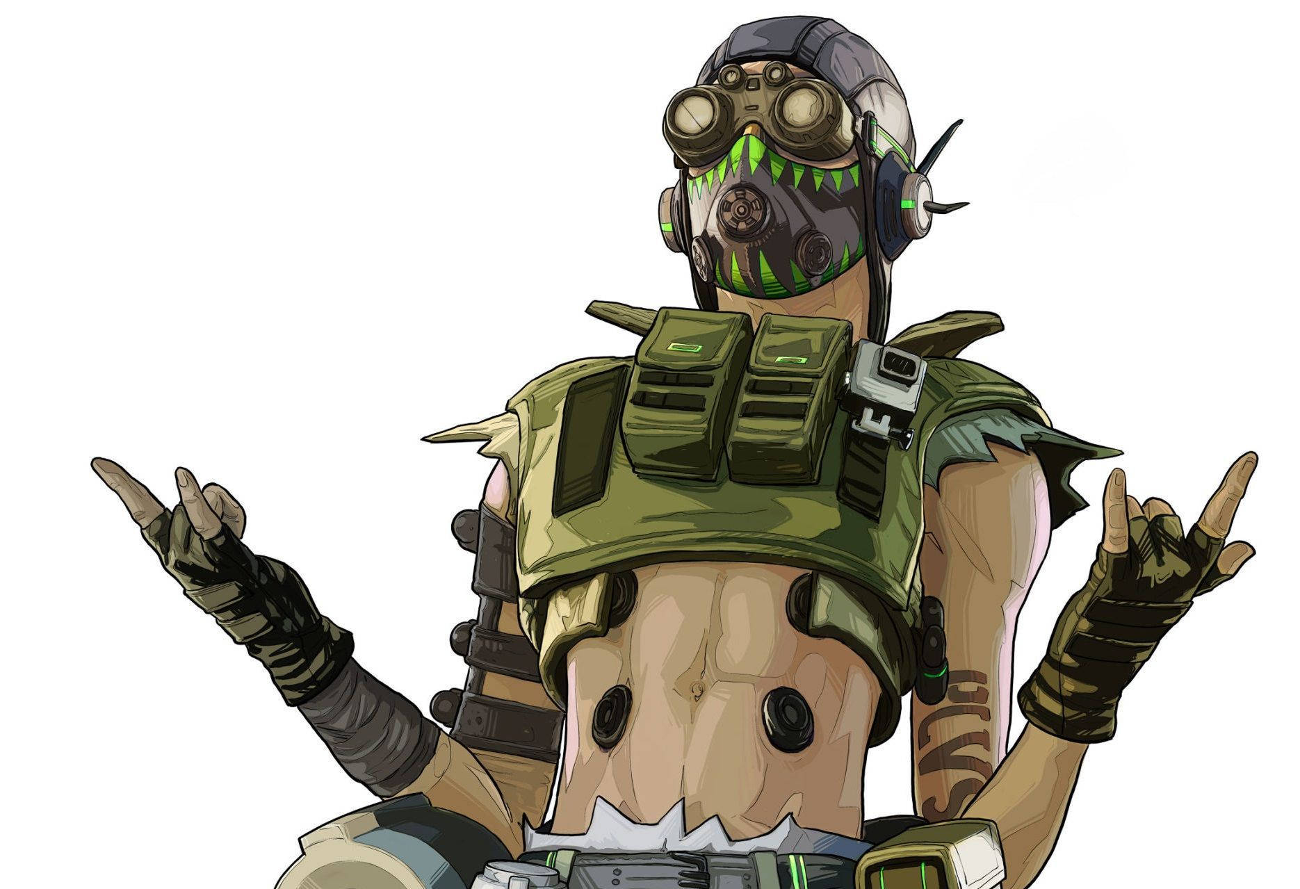 Apex Legends Octane Черни Очила Тапет