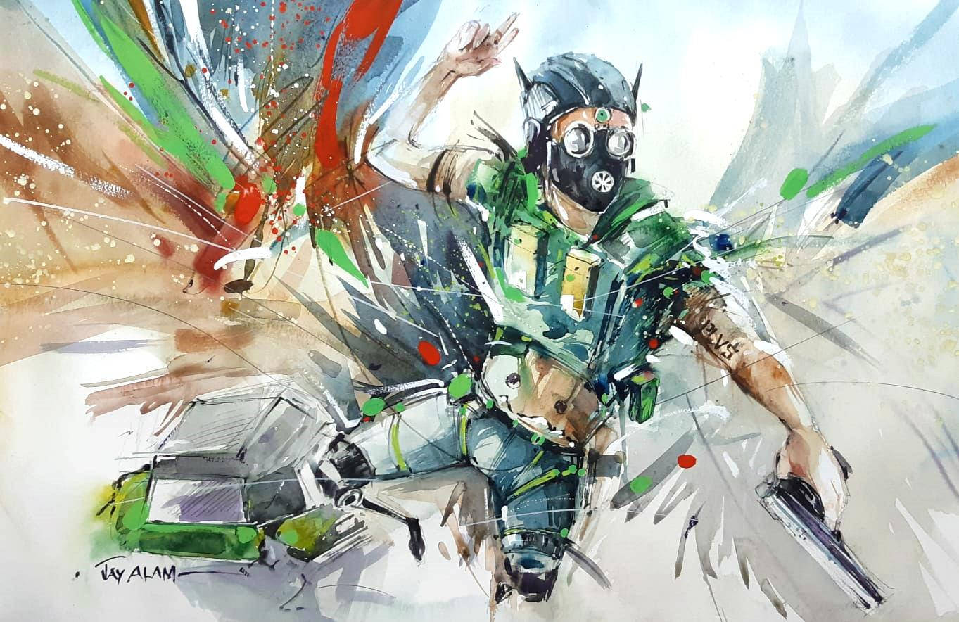 Apex Legends Octane в различни цветове Тапет