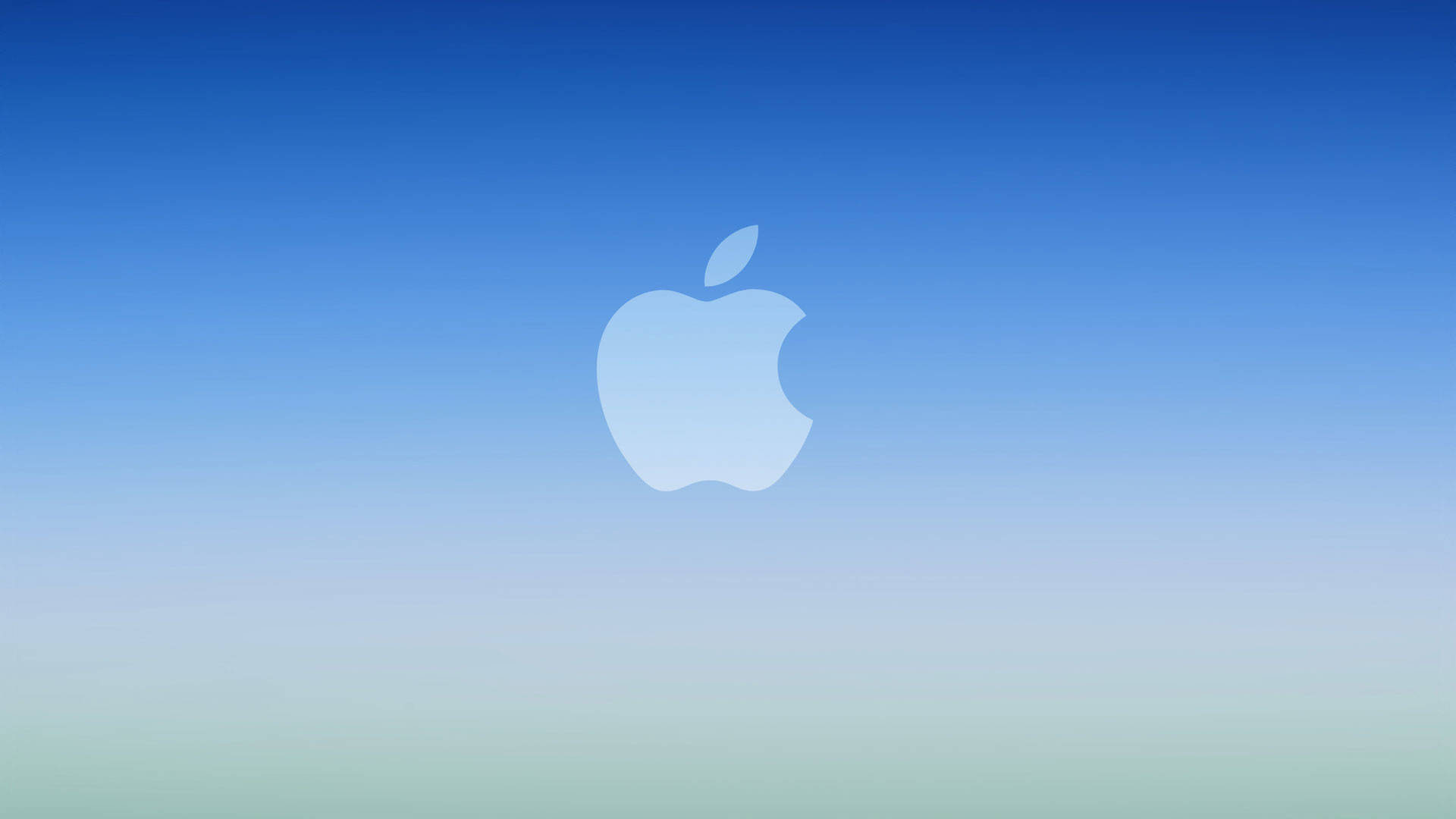 Синьо Студено Apple Градиент Тапет