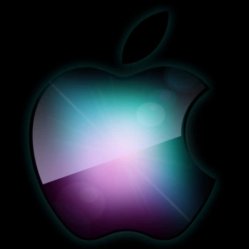 Светещо лого на Apple Тапет