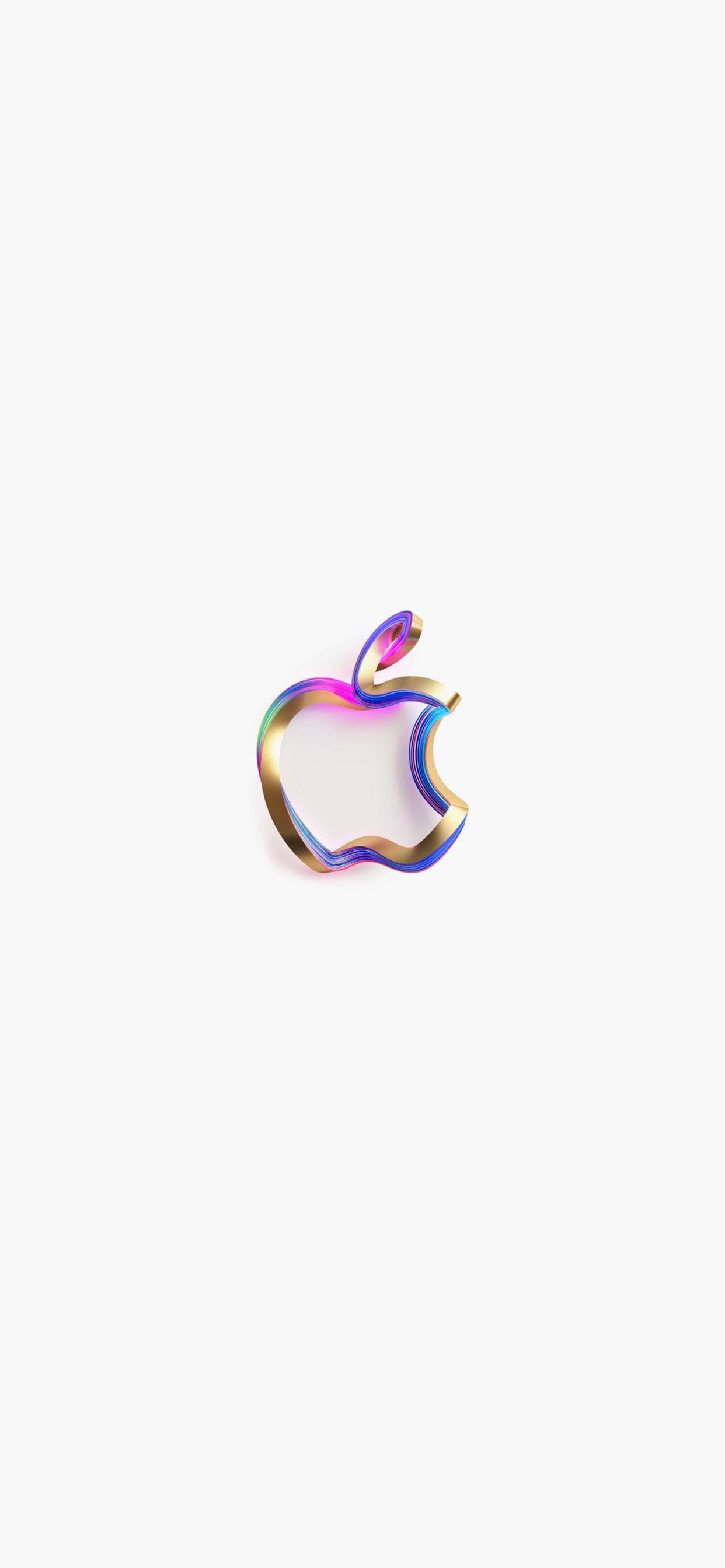 Златно Лого Apple iPhone Тапет