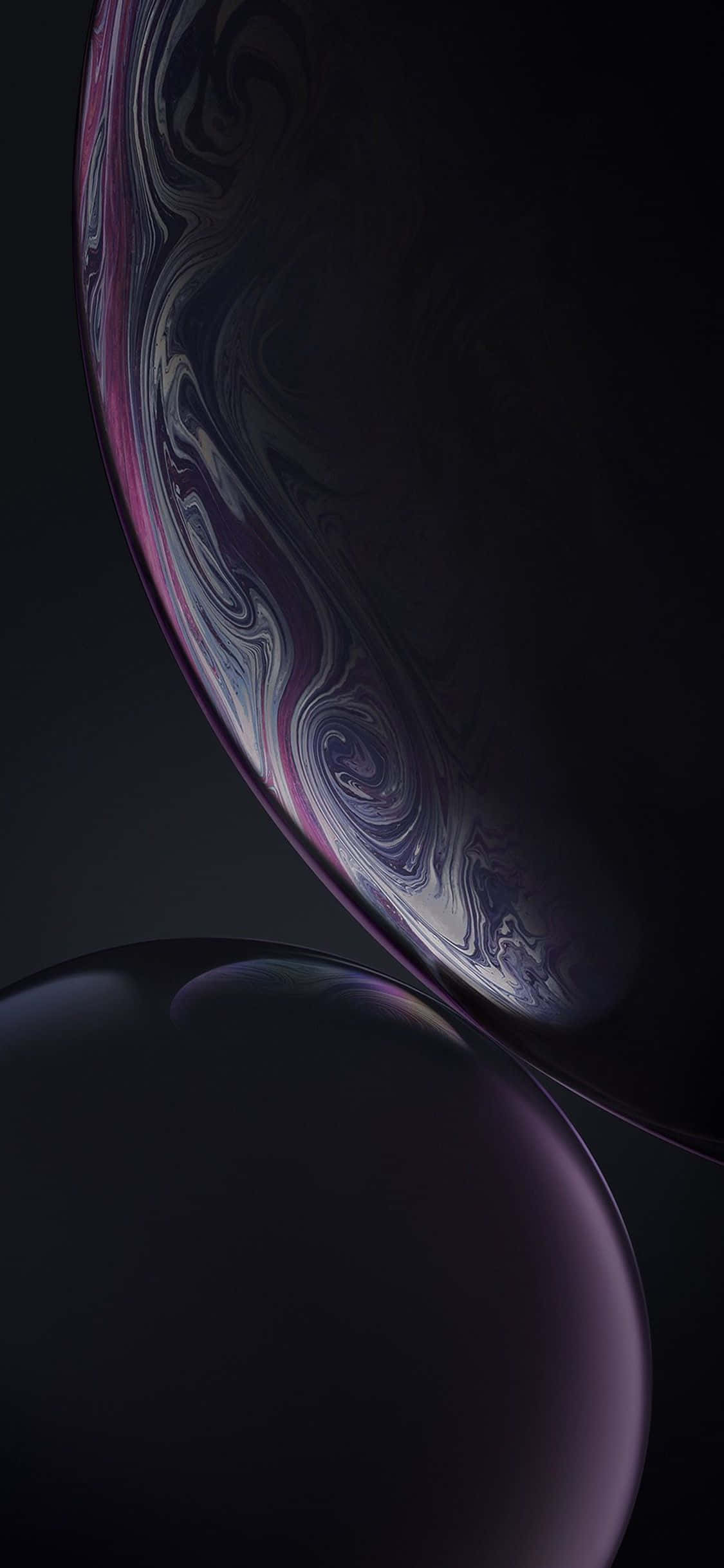 Apple iPhone XS Bubble Abstract Тапет