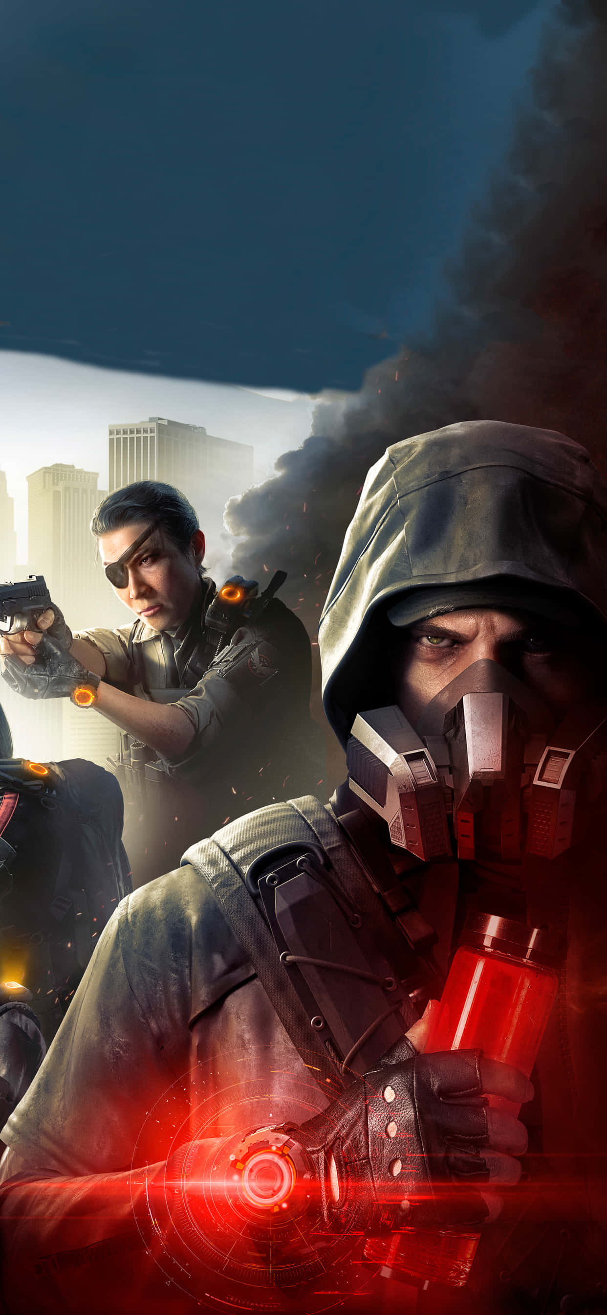 Стъпете в света на унищожението с Apple iPhone Xs Max и The Division! Тапет