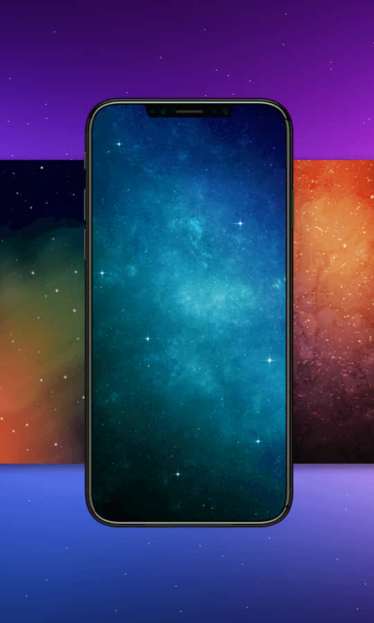 Галактика Apple смартфон iPhone XS OLED фон Тапет