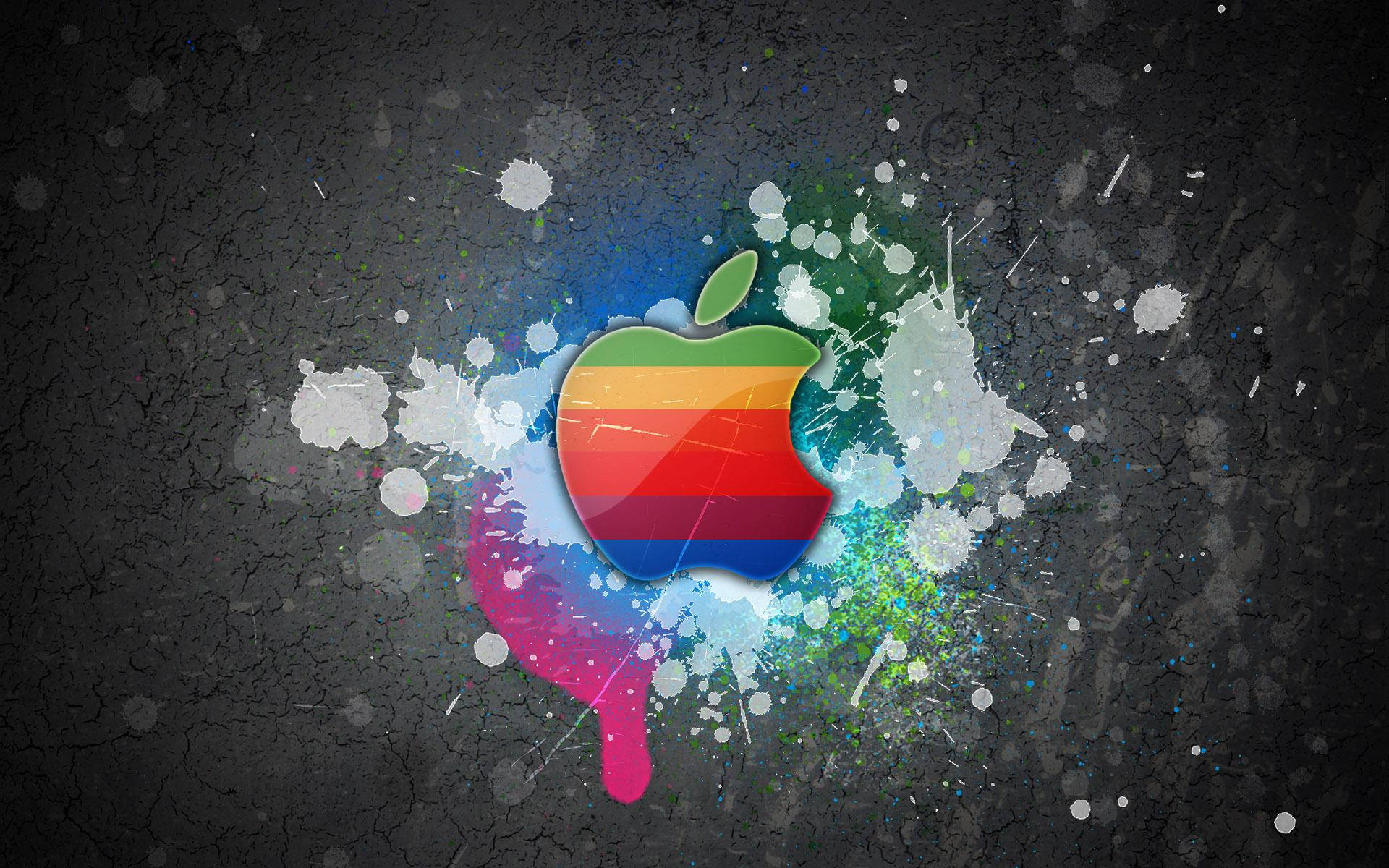 Поддържайте хладен стил с логото на Apple MacBook Тапет