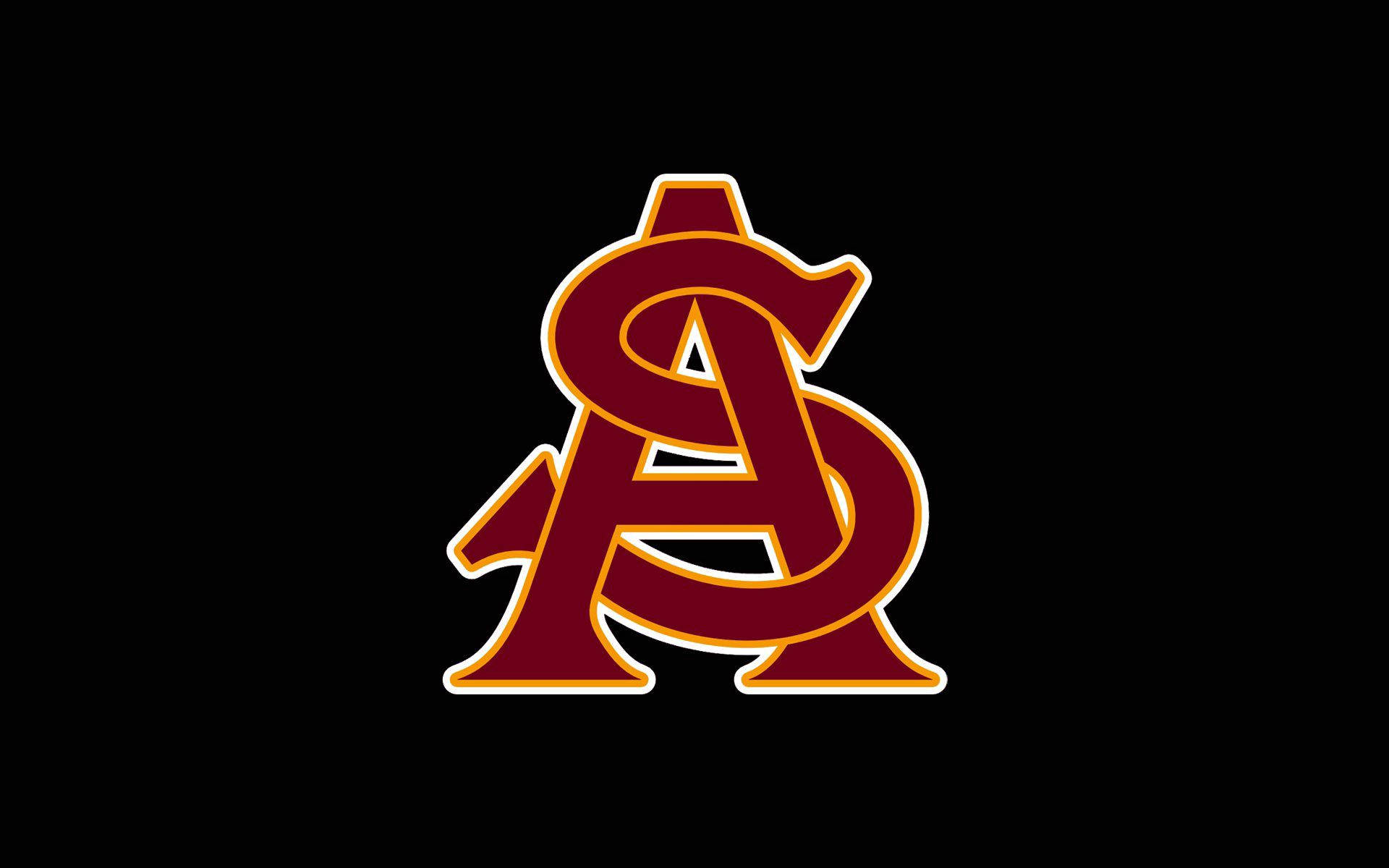 Лого на футболния отбор Arizona State Sun Devils Тапет