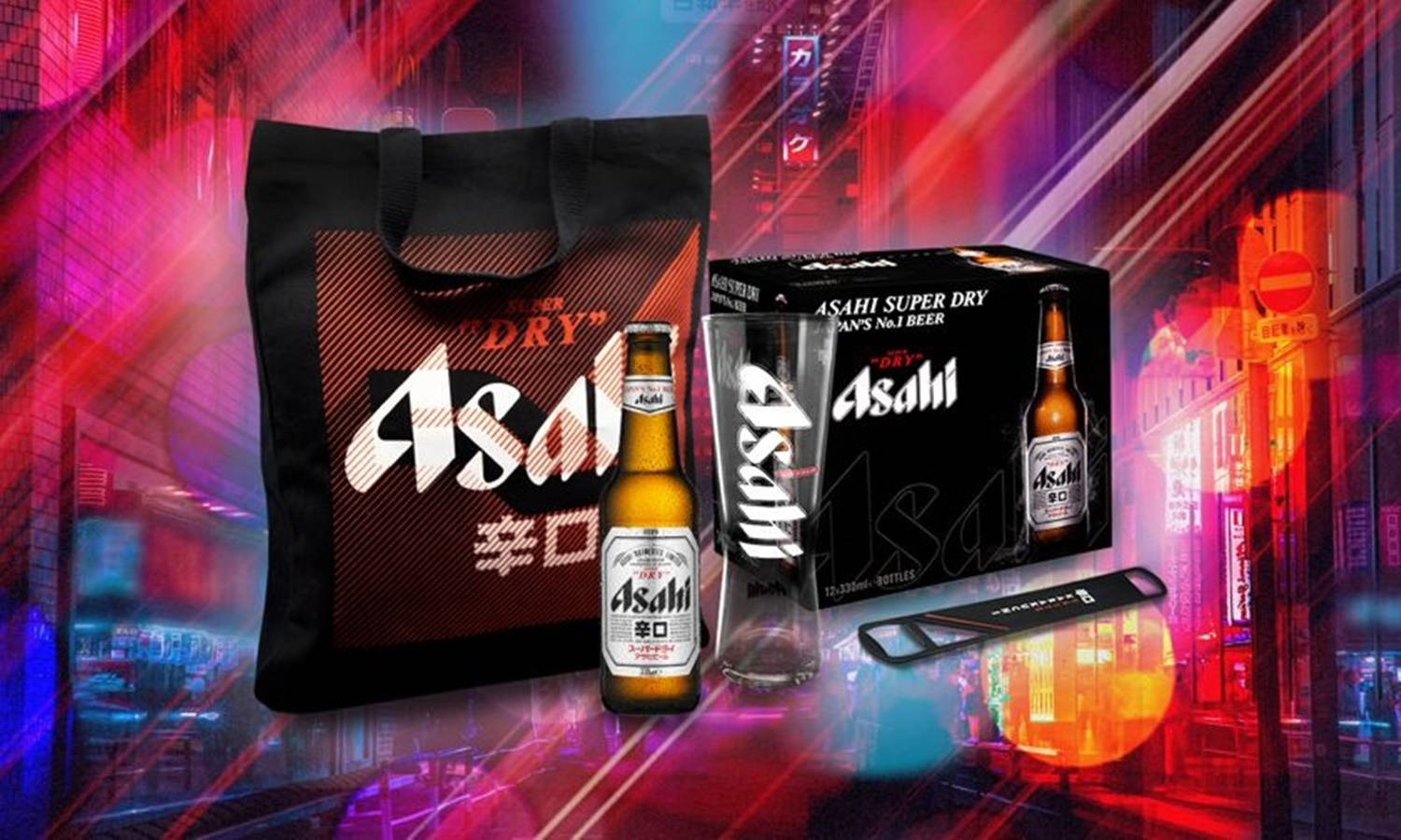 Откритие за алкохолен пост Asahi Super Dry Тапет