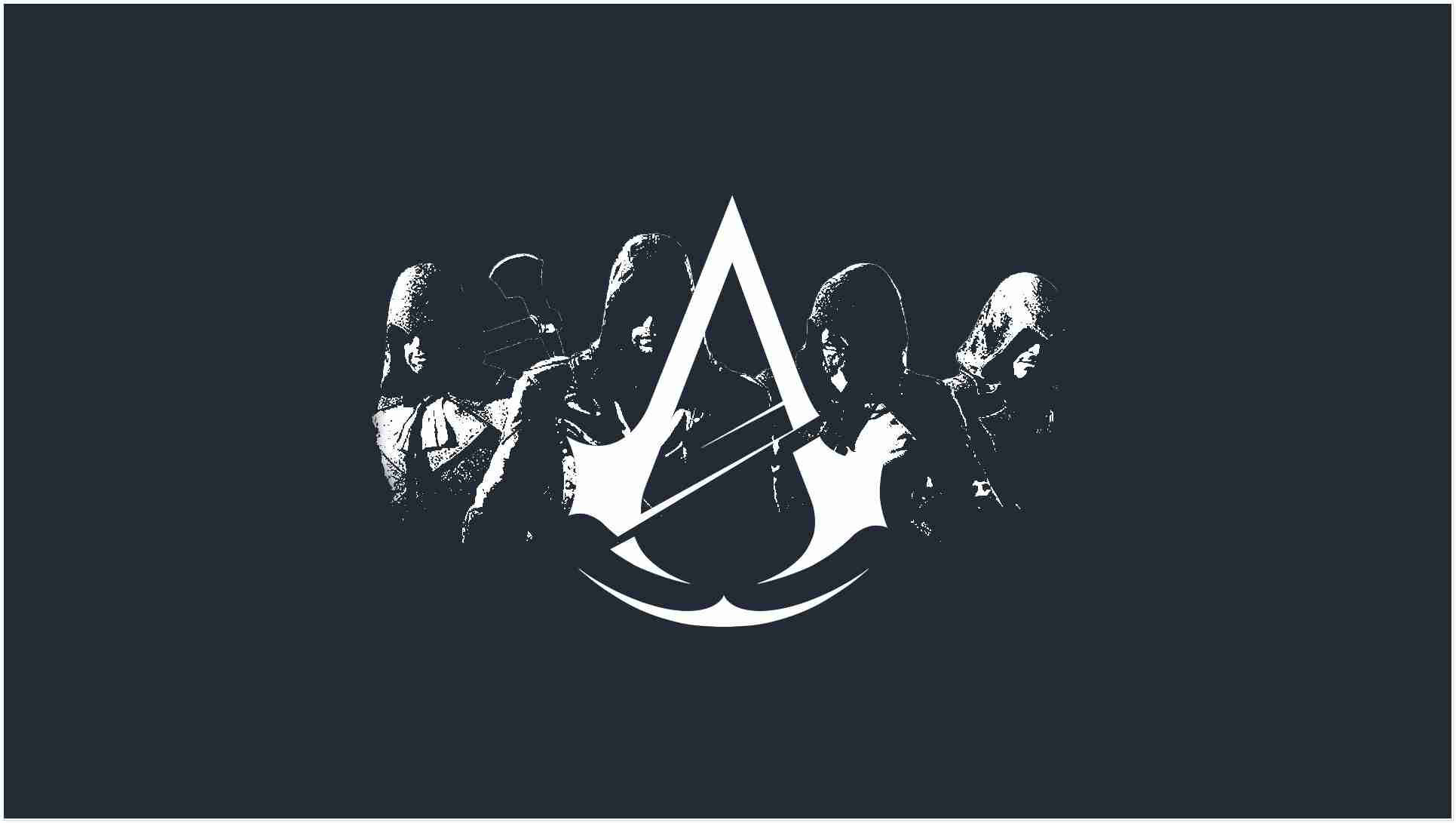 Лого на Assassin's Creed за гейминг Тапет