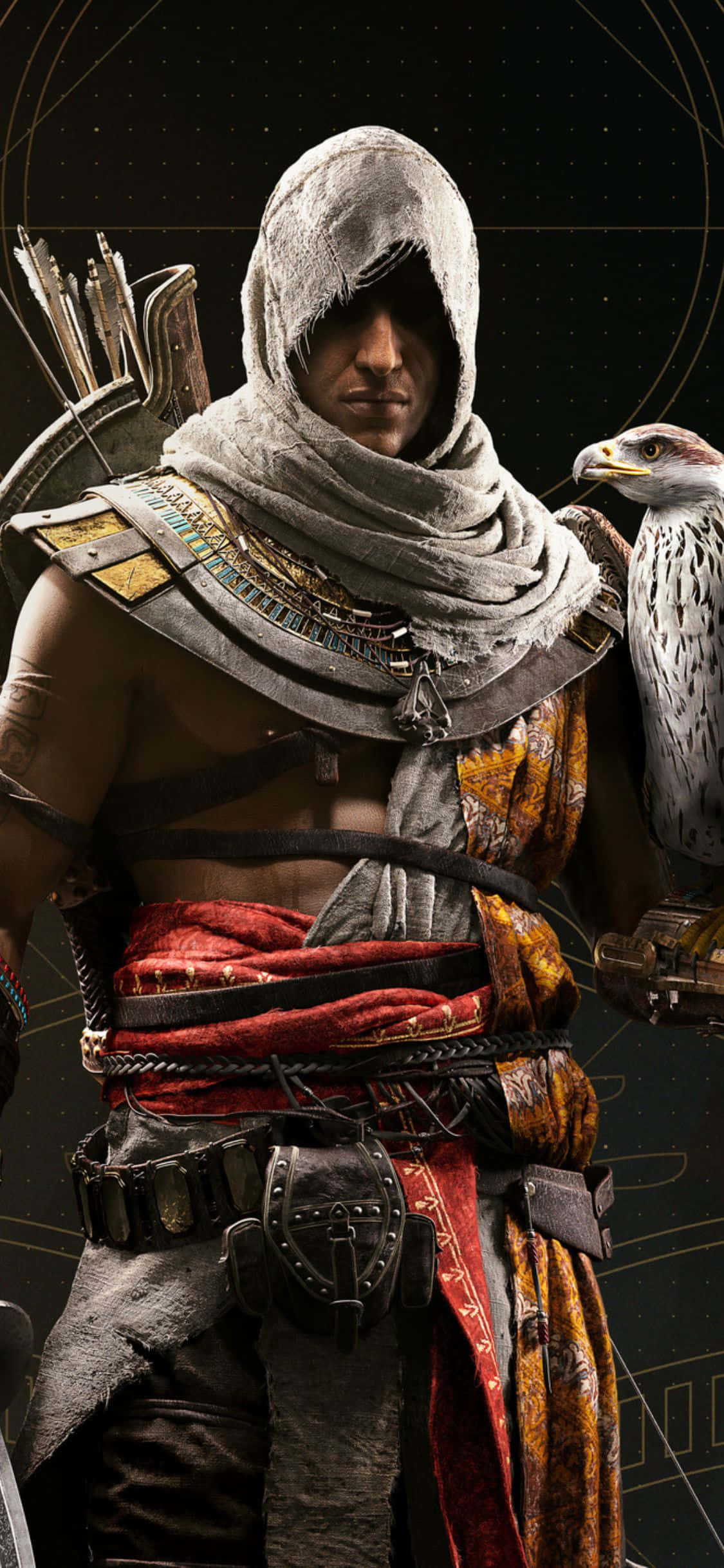 Освободи силата на Assassin's Creed Origins с революционния iPhone X Тапет