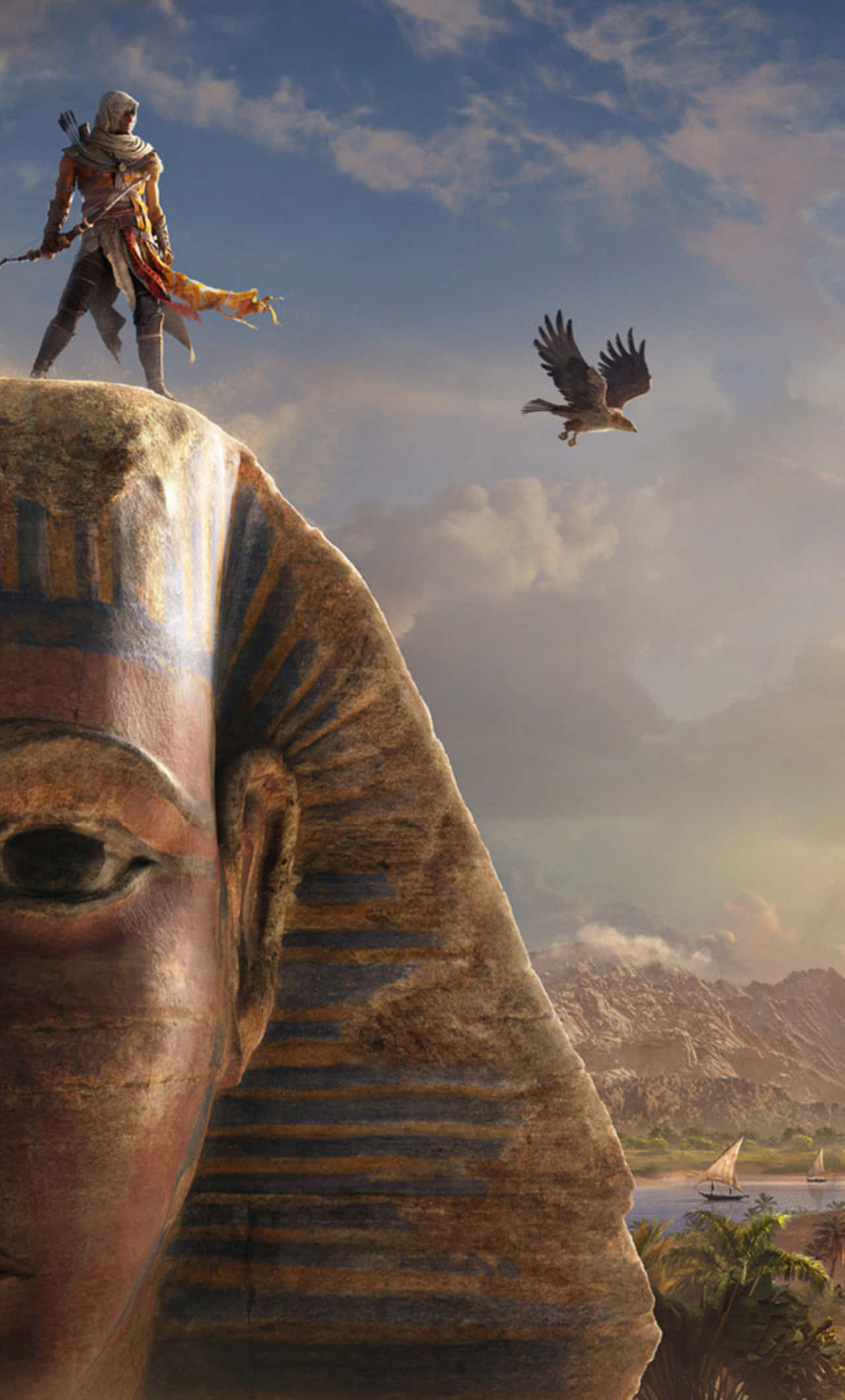 Изследвай историческия свят на Assassins Creed на твоя iPhone Тапет