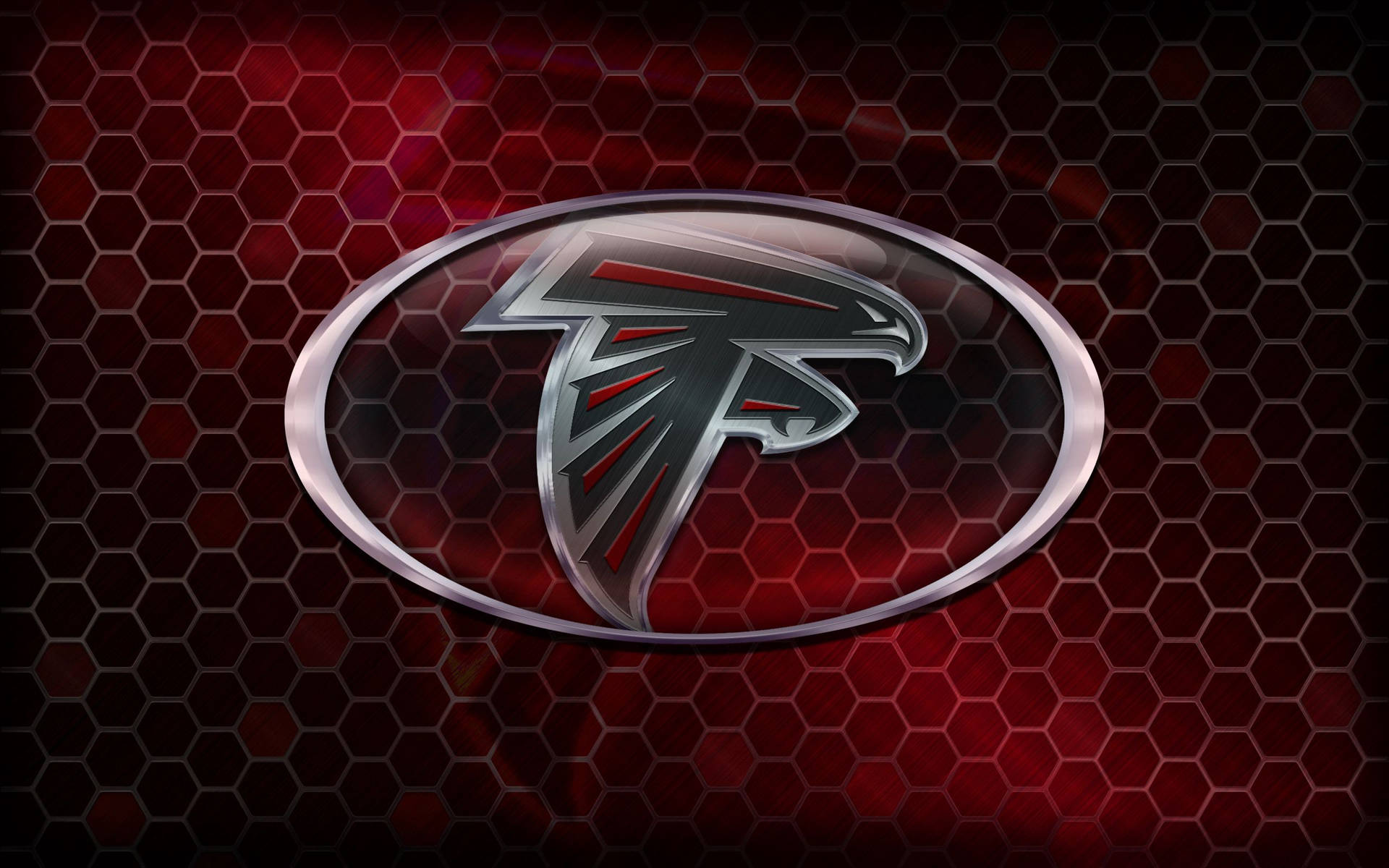 Atlanta Falcons американски футбол червен десктоп тапет.
