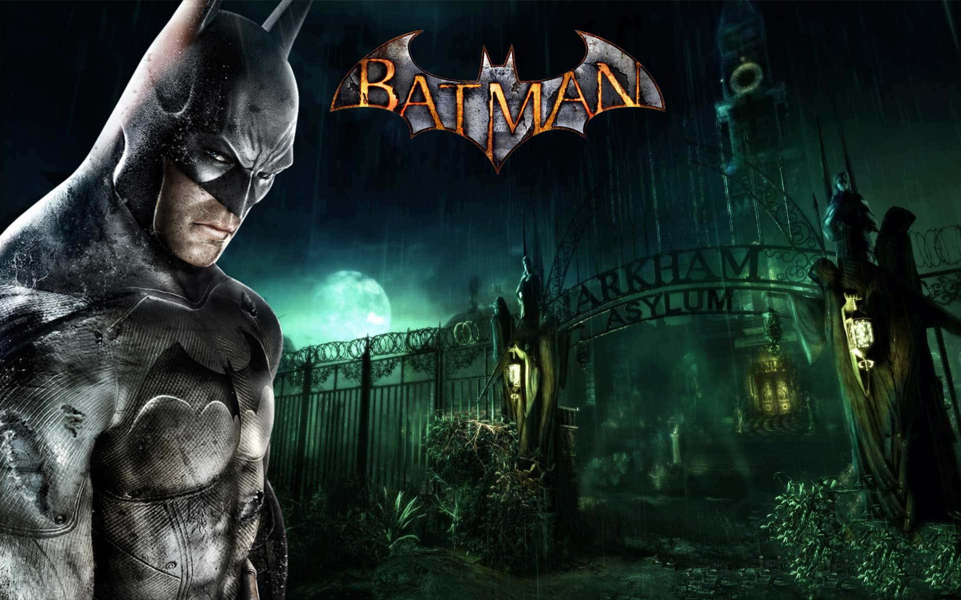 Постер на приключенската игра Batman Arkham Asylum Тапет