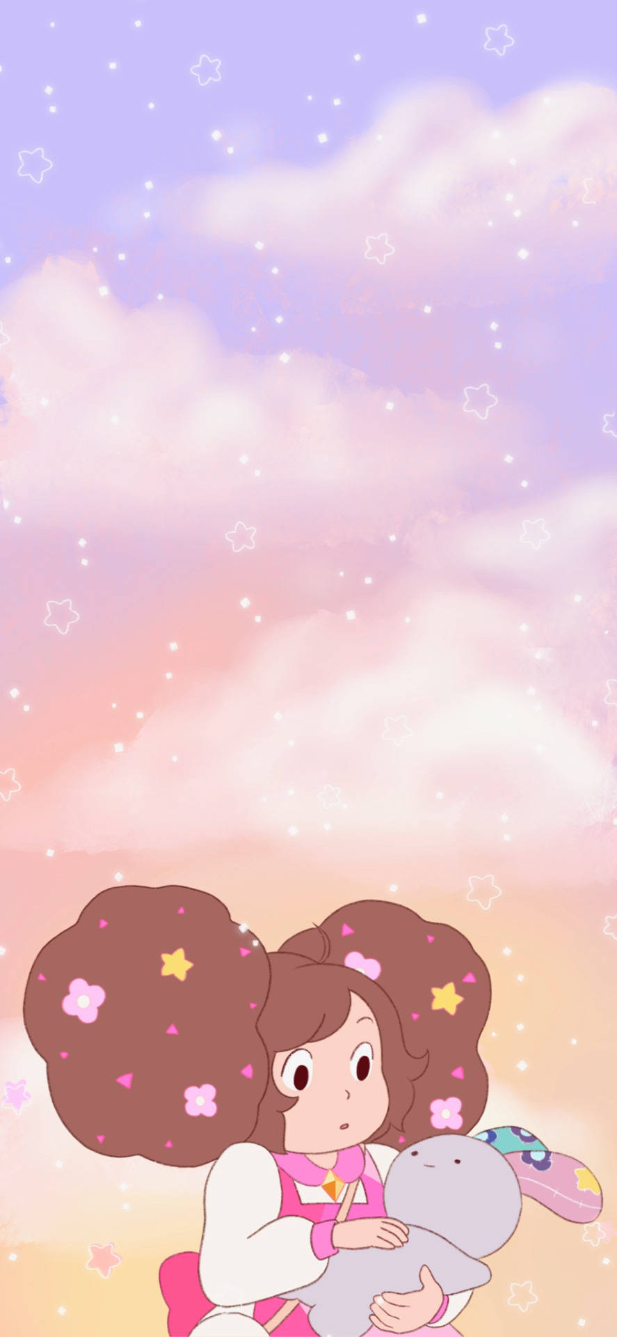 bee и puppycat на работа Тапет