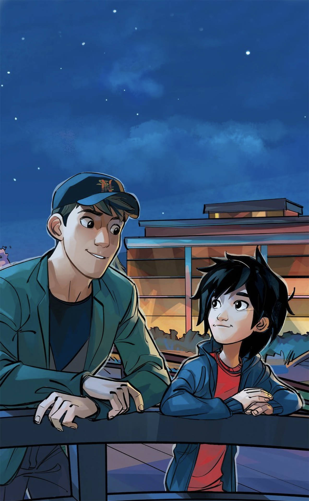 Big Hero 6 братски разговор Тапет
